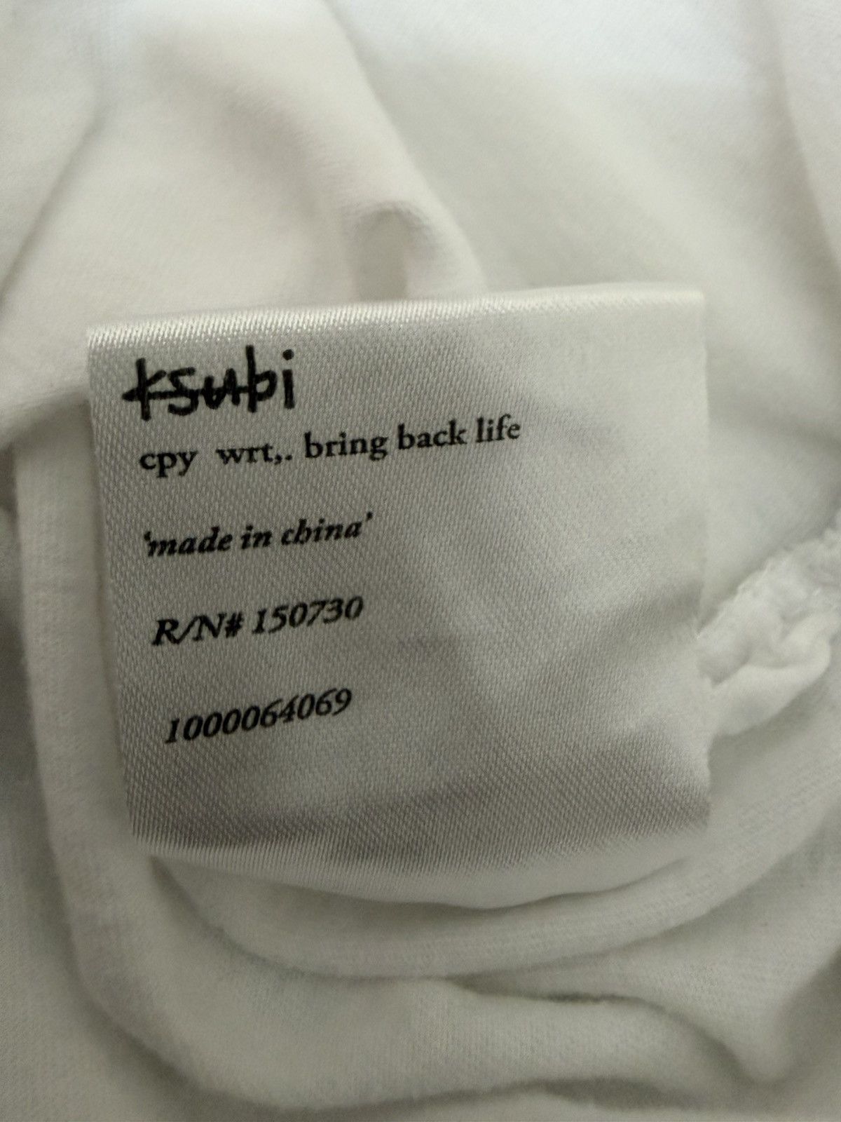 Ksubi KSUBI STRANGE DAZE PLAIN WHITE TEE Size US M / EU 48-50 / 2 - 14 Thumbnail