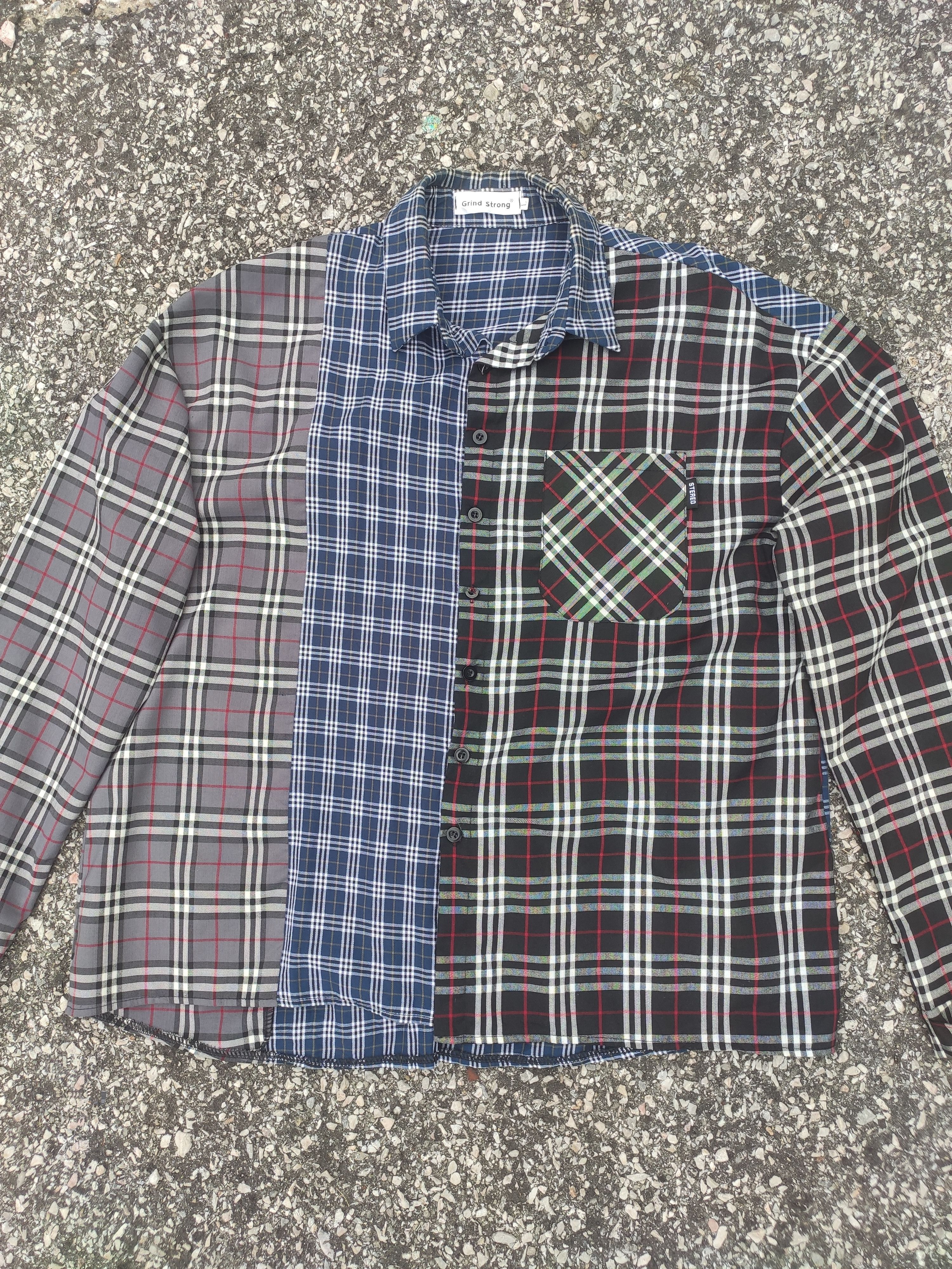 Flannel Grind Strong Mixed Cut Off Button Ups Flannel Size US L / EU 52-54 / 3 - 2 Thumbnail