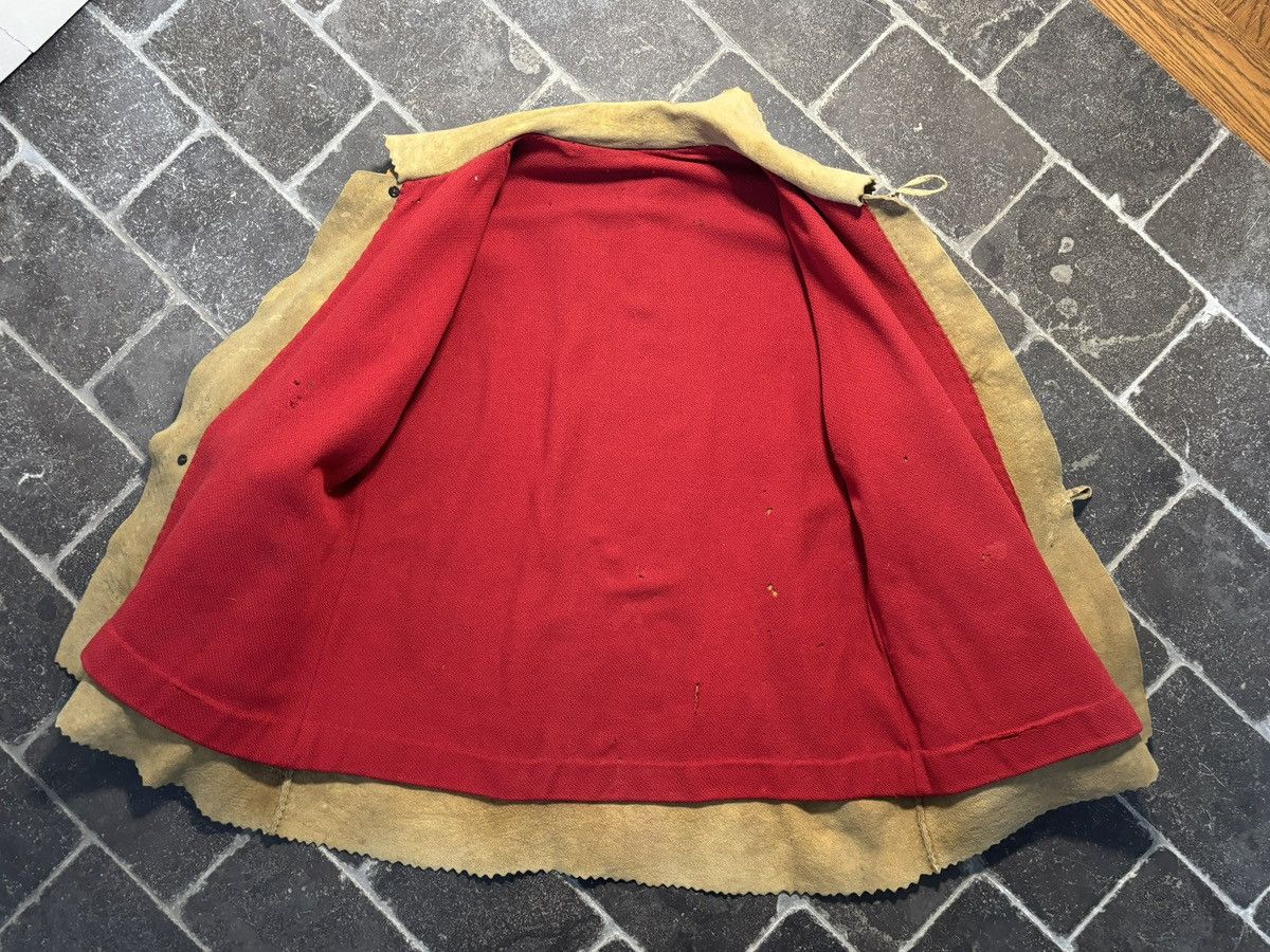 Vintage True Vintage Moose Leather Coat Moosehide Blanket Lined Hand Size US M / EU 48-50 / 2 - 9 Thumbnail