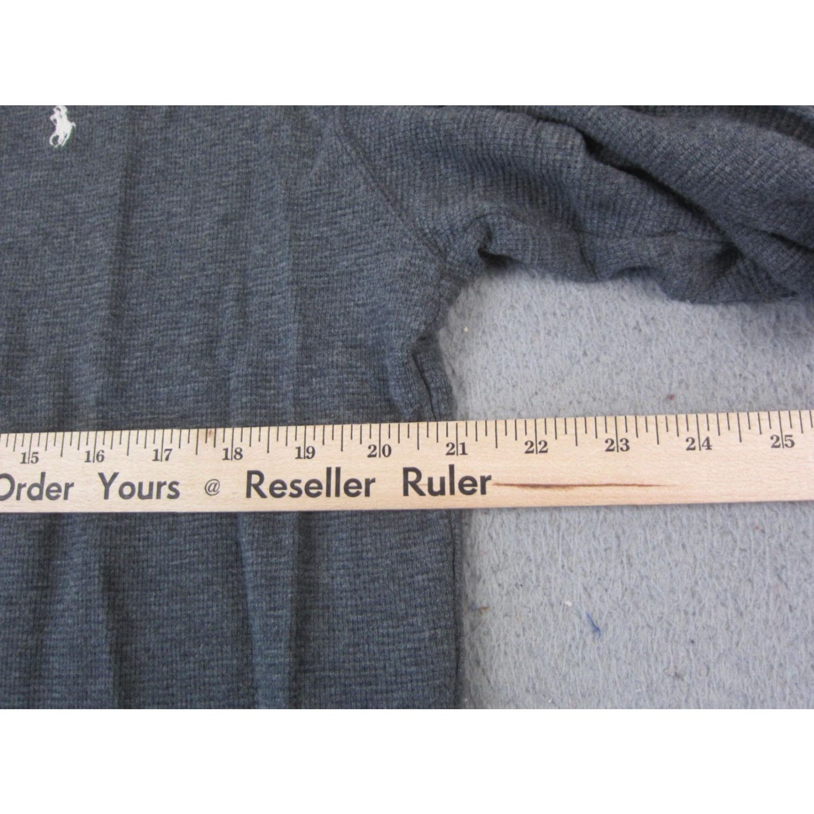 Polo Ralph Lauren Polo Ralph Lauren Shirt Mens XL Gray Long Sleeve Thermal Waffle Knit Logo 90s Classic Outdoor Retro All Seasons Easy Care Size US XL / EU 56 / 4 - 6 Thumbnail