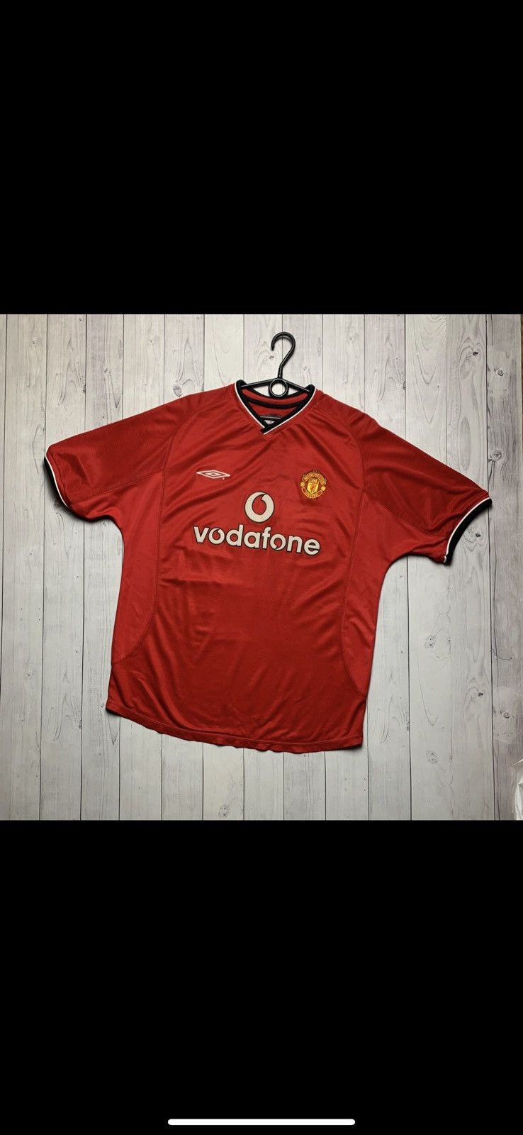 Umbro Vintage Umbro Manchester United soccer jersey size L Size US L / EU 52-54 / 3 - 1 Thumbnail