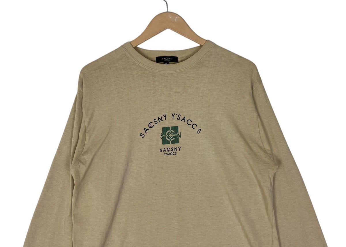 Japanese Brand × Yohji Yamamoto Sacsny Y’saccs by Yohji Yamamoto Longsleeve T shirt Size US M / EU 48-50 / 2 - 3 Thumbnail