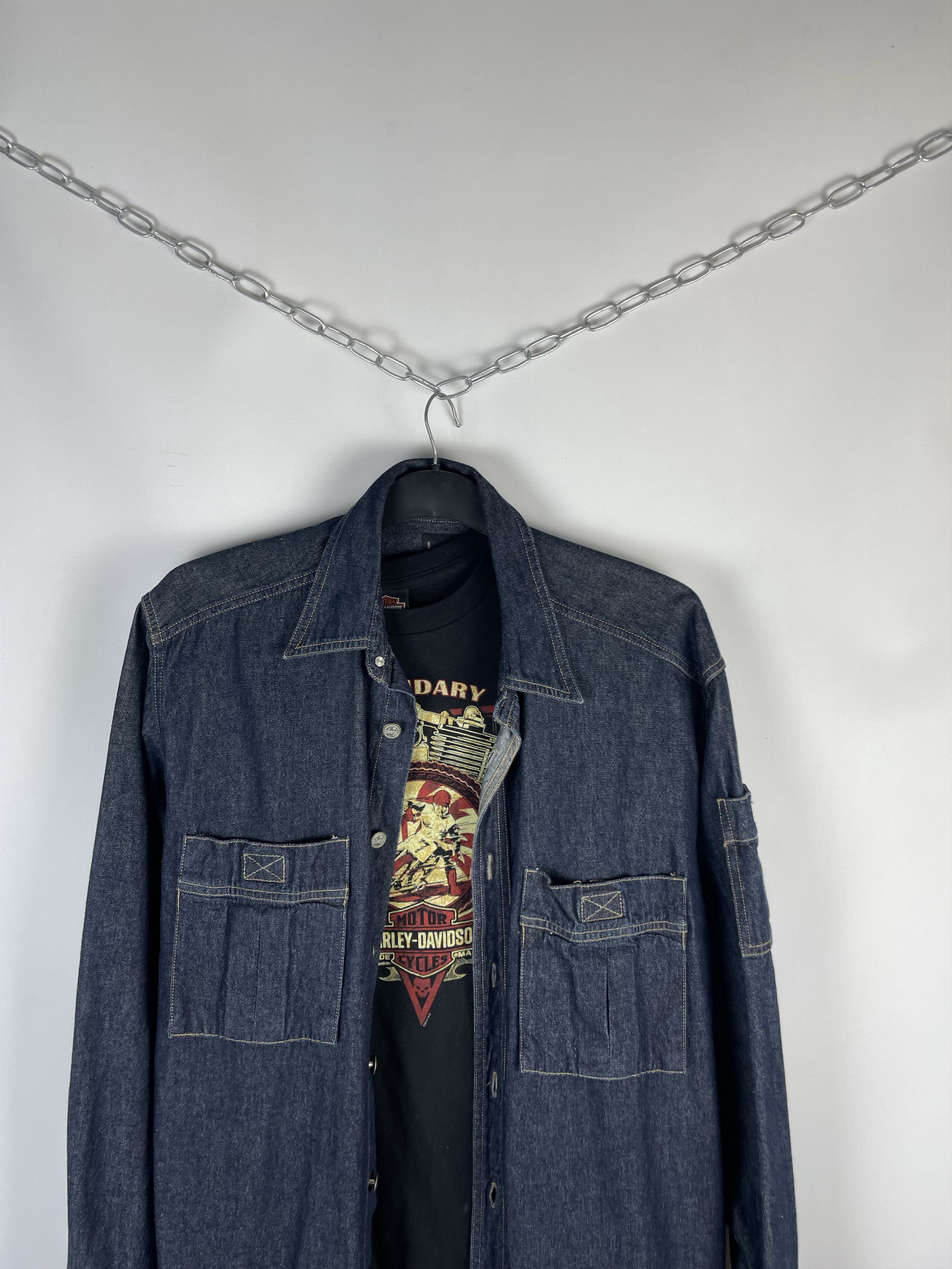 Levi's American Vintage Levi’s Silver Tab Denim Overshirt Y2K Size US M / EU 48-50 / 2 - 3 Thumbnail