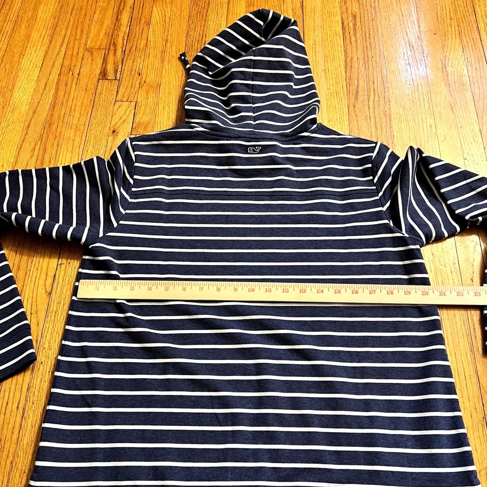Vineyard Vines Vineyard Vines Shep Shirt Womens Medium Blue Stripe Hooded Shirt Size M / US 6-8 / IT 42-44 - 5 Thumbnail