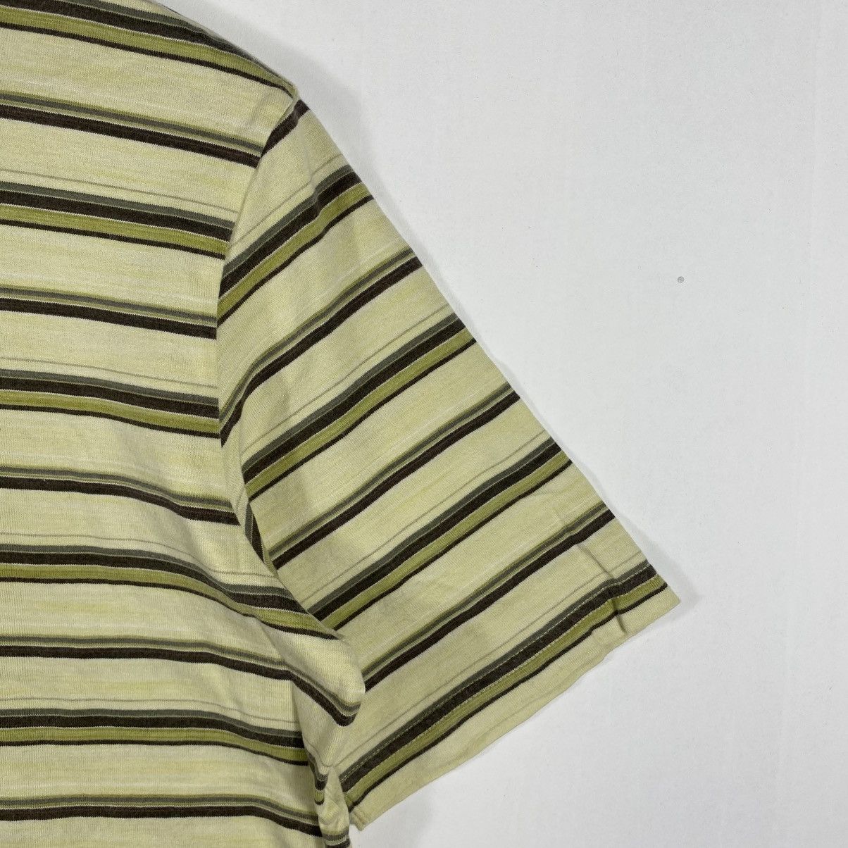 Yohji Yamamoto A.A.R By Yohji Yamamoto Striped Tee Shirt Extra Large Size Size US XL / EU 56 / 4 - 3 Thumbnail
