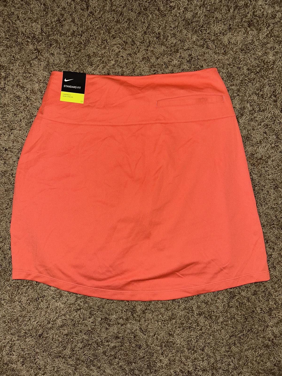 Nike Nike Womens Dri-FIT Victory Salmon Golf Skort Sample Size 28" / US 6 / IT 42 - 5 Thumbnail