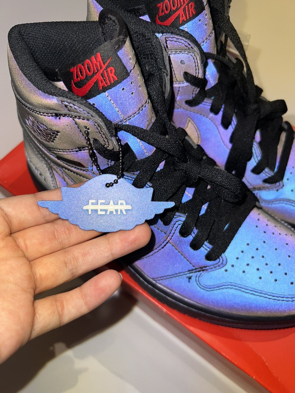 Nike *LAST PRICE DROP* BNIB 3M Air Jordan 1 High Zoom “Fearless” Size US 8.5 / EU 41-42 - 16 Thumbnail