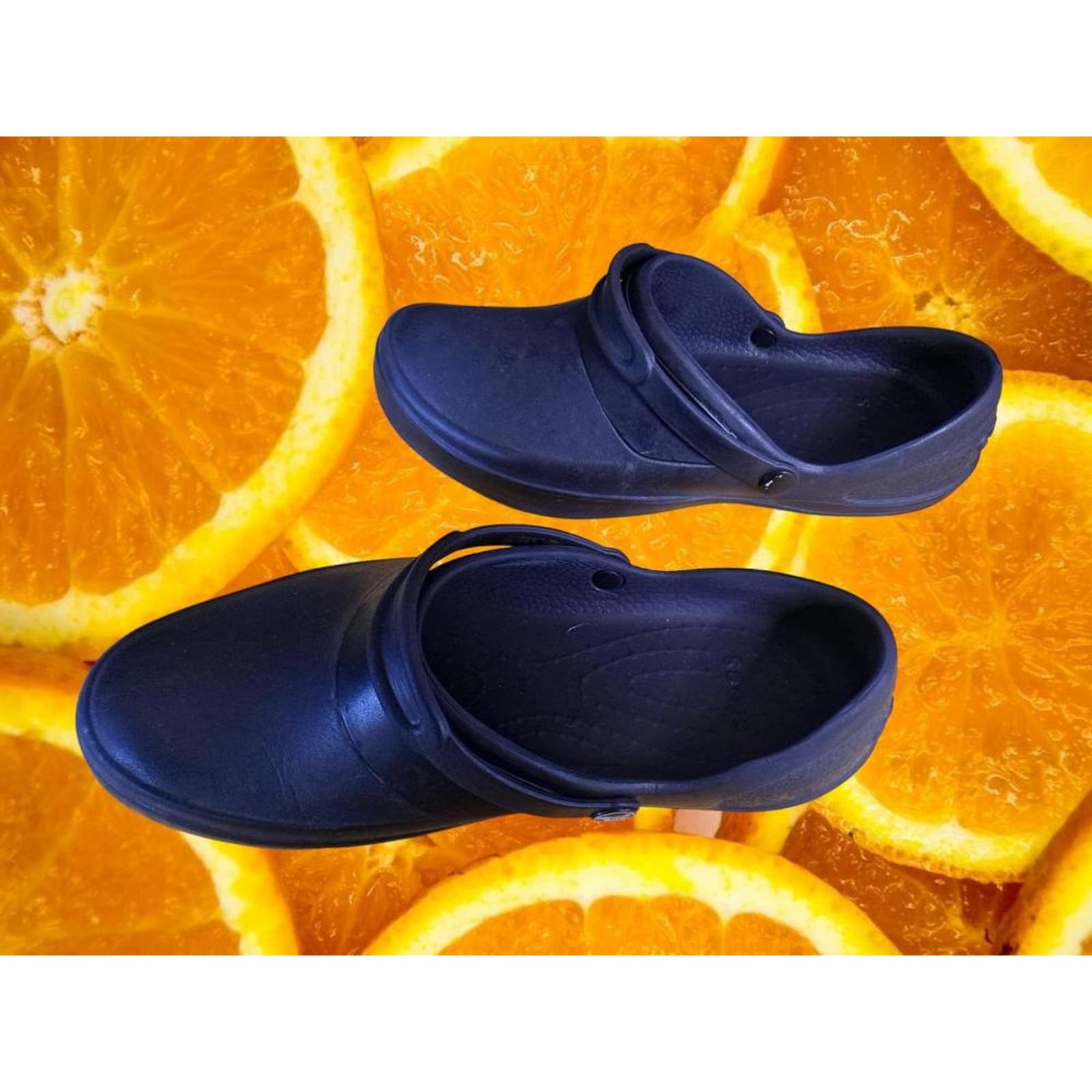 Crocs Black‎ Croc Flat Slip On Shoes Size 10W Size US 10 / IT 40 - 3 Thumbnail