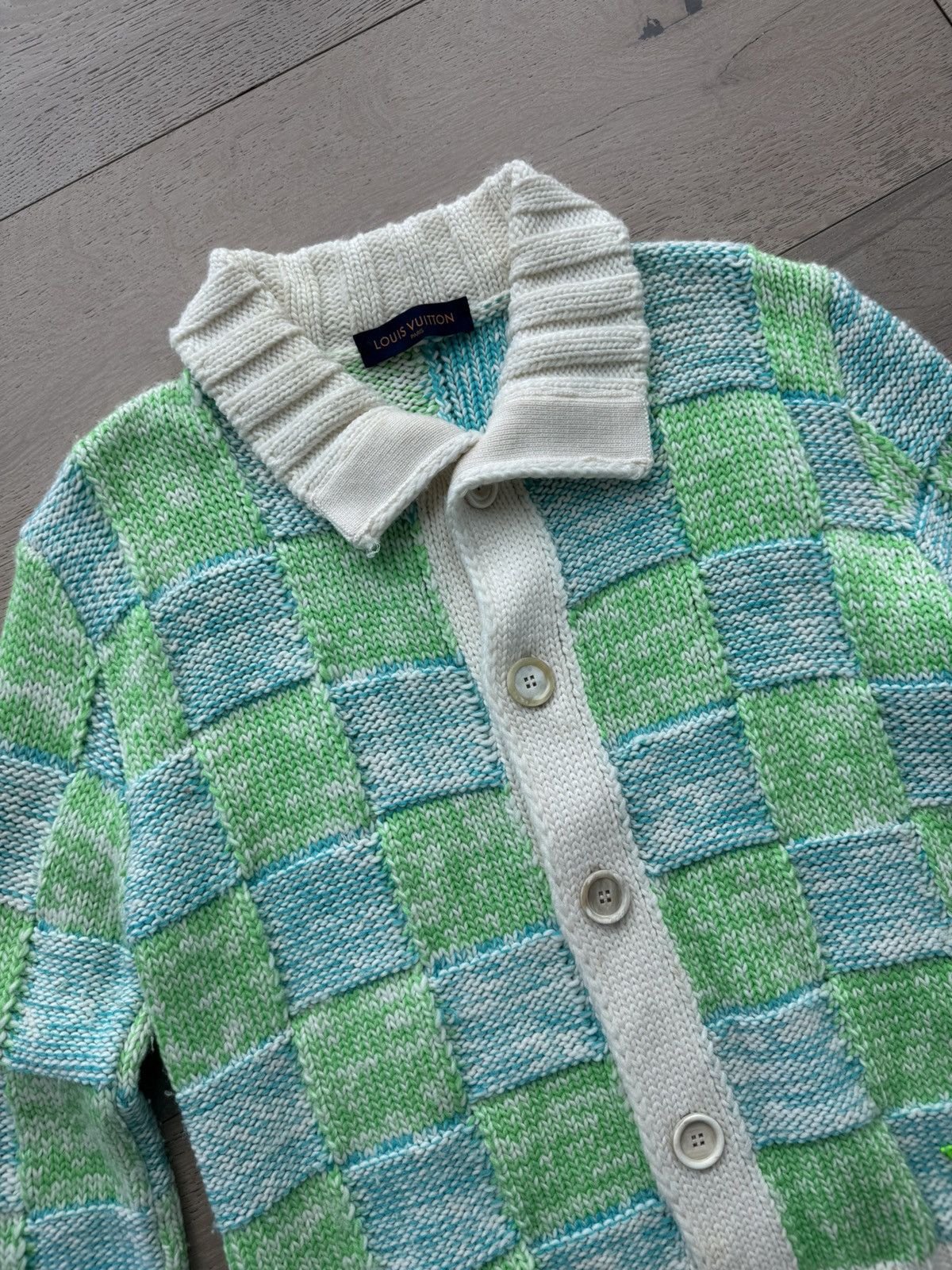 Louis Vuitton Louis vuitton virgil damier cardigan japan exclusive Size US L / EU 52-54 / 3 - 3 Thumbnail