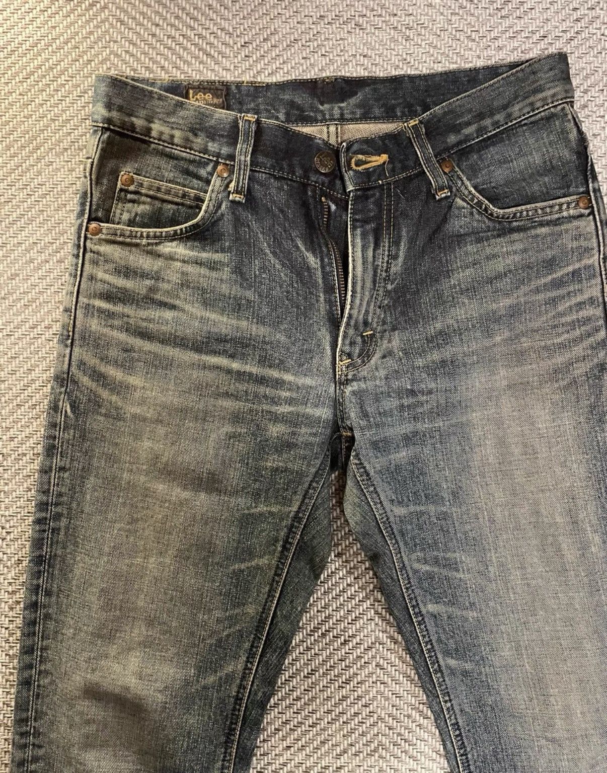 Lee Lee Japan Vintage Washed Flare Jeans K24 Size US 29 - 2 Thumbnail