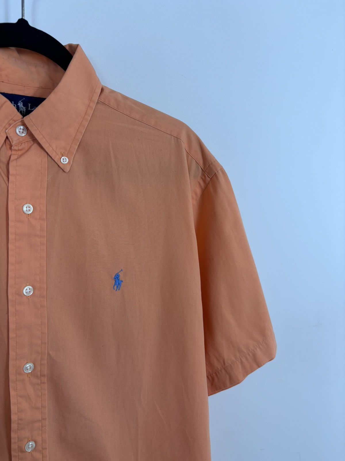 Ralph Lauren Ralph Lauren Vintage Men’s Blake Orange Short Sleeve Shirt Size US L / EU 52-54 / 3 - 4 Thumbnail