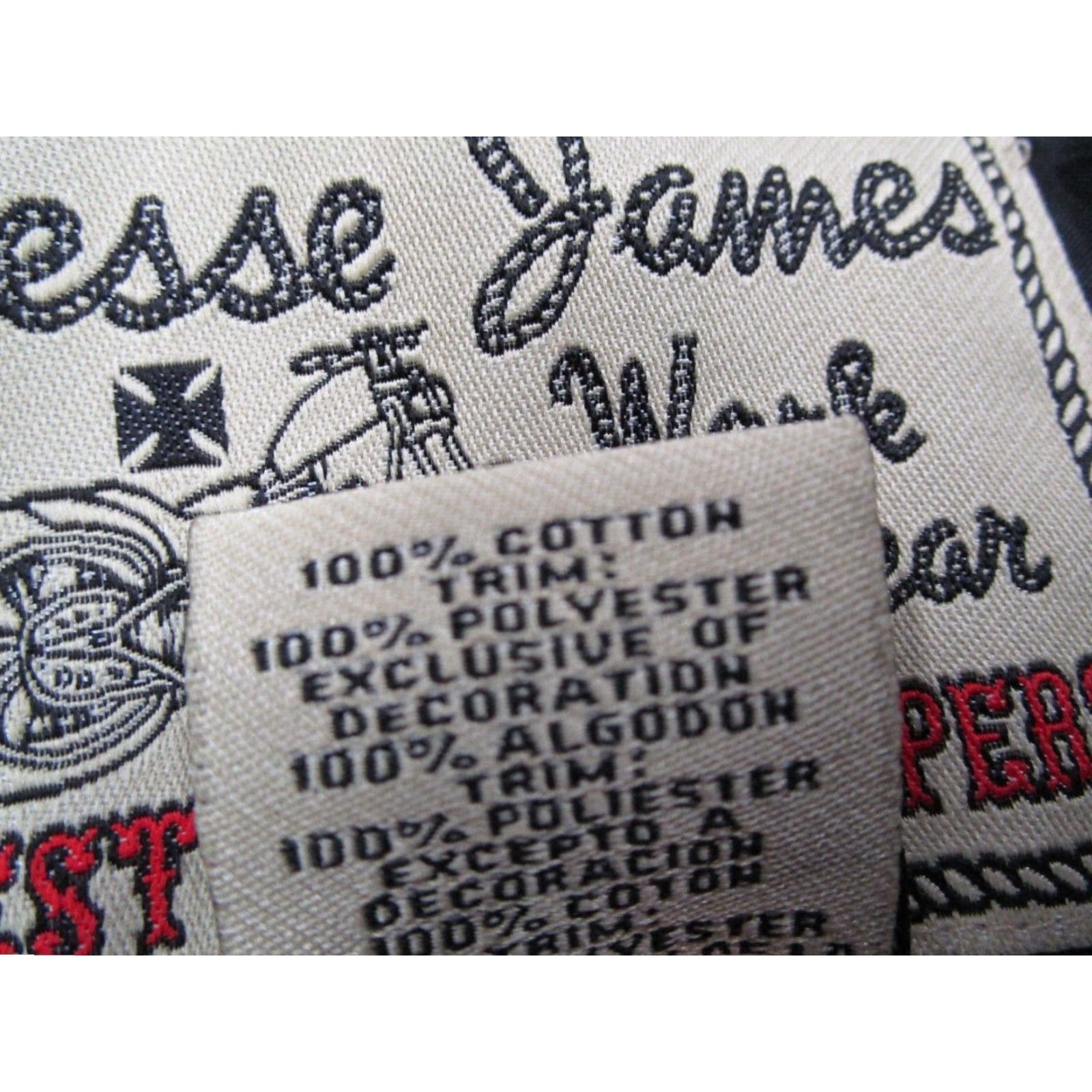 West Coast Choppers Jesse James Flannel Shirt Men's XL Brown Long Sleeve Button Up Pearl Snap Western Style Size US XL / EU 56 / 4 - 4 Thumbnail