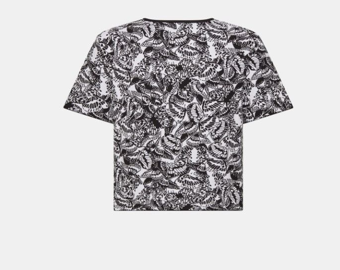Dior o1w1db10225 414S36 Short-Sleeved Top in Black & White Size XS / US 0-2 / IT 36-38 - 2 Thumbnail