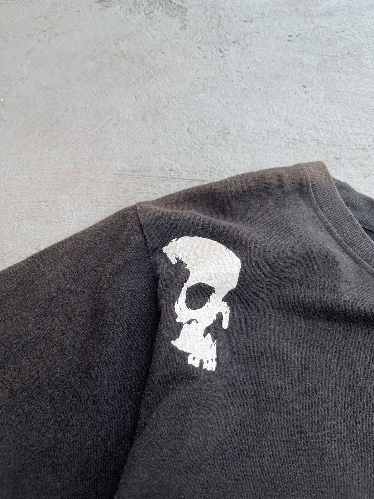 Japanese Brand EIGHT V DOUBLE SKULL SHIRT NUMBERNINE STYLE HARAJUKU PUNK Size US M / EU 48-50 / 2 - 3 Thumbnail
