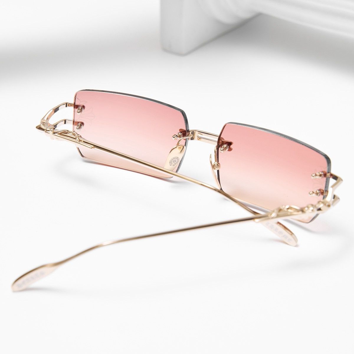 Chrome Hearts CHROME HEARTS LORDIE GOLD PLATED SUNGLASSES Size ONE SIZE - 8 Thumbnail