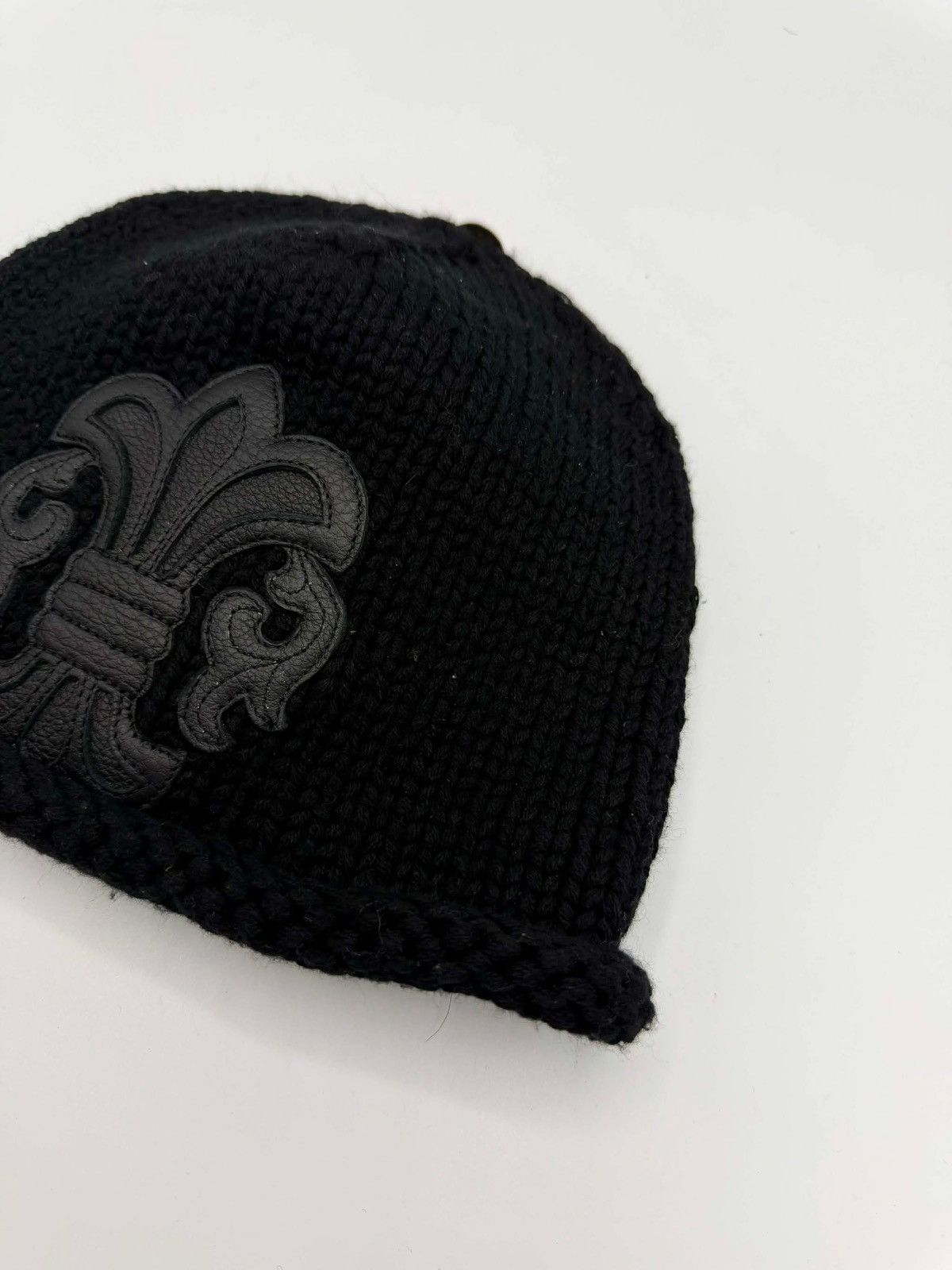 Chrome Hearts Chrome hearts Fleur Patch Cashmere Beanie Size ONE SIZE - 4 Thumbnail
