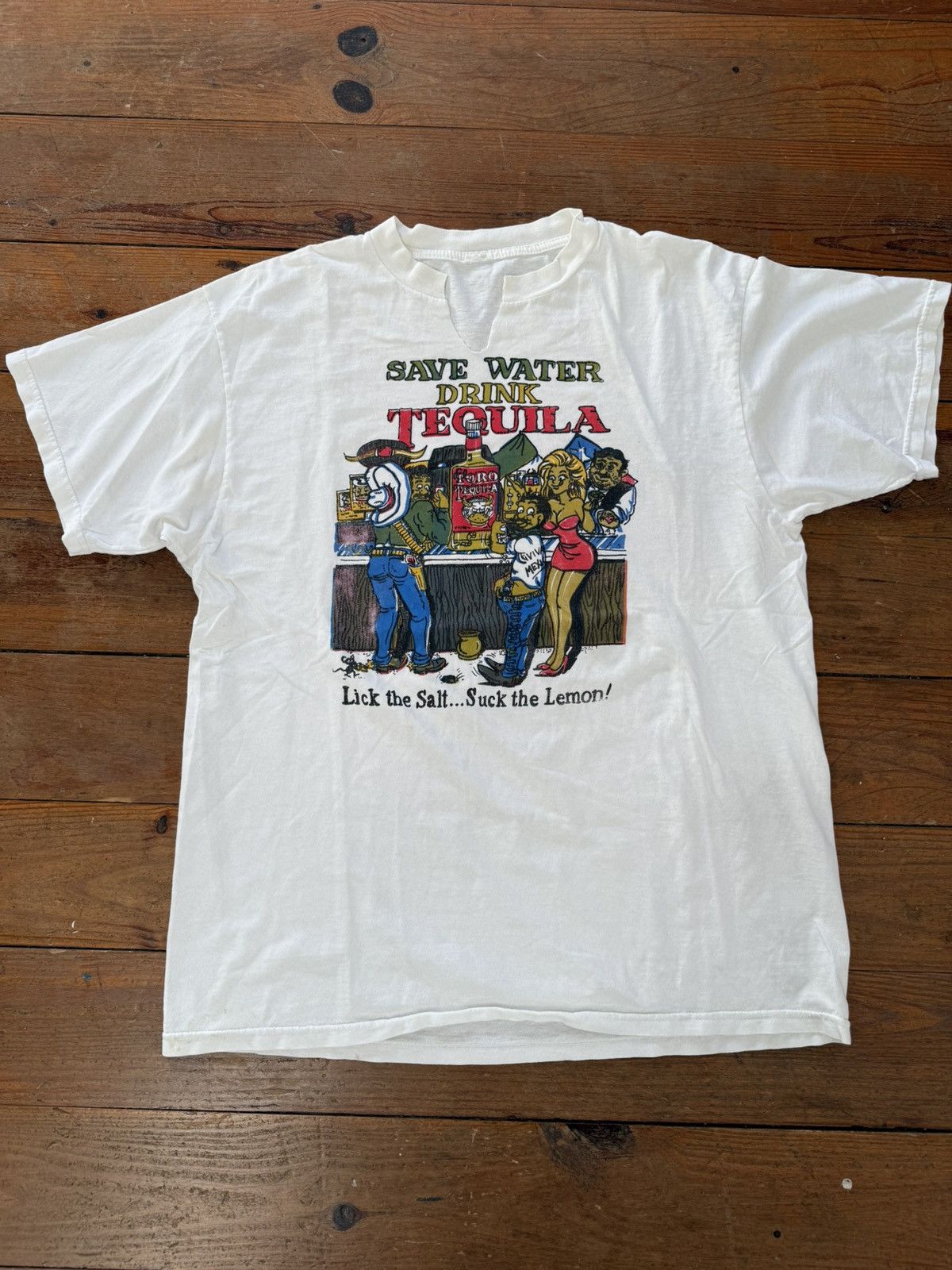 Vintage VINTAGE MEXICO TEQUILA SOUVENIR TOURIST TEE Size US XL / EU 56 / 4 - 2 Thumbnail