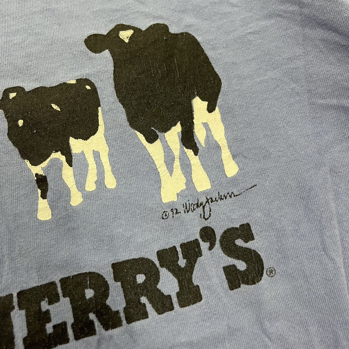 Vintage CRAZY 1992 Ben and Jerry's T shirt Blue SUPER RARE Vintage M Size US M / EU 48-50 / 2 - 3 Thumbnail