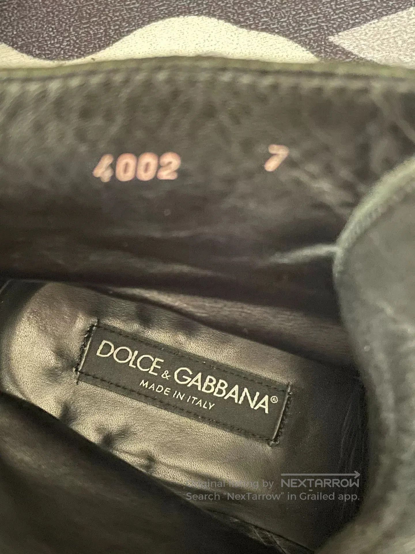 Dolce & Gabbana DG Men's Black Leather Military Boots. Size US 8 / EU 41 - 6 Thumbnail