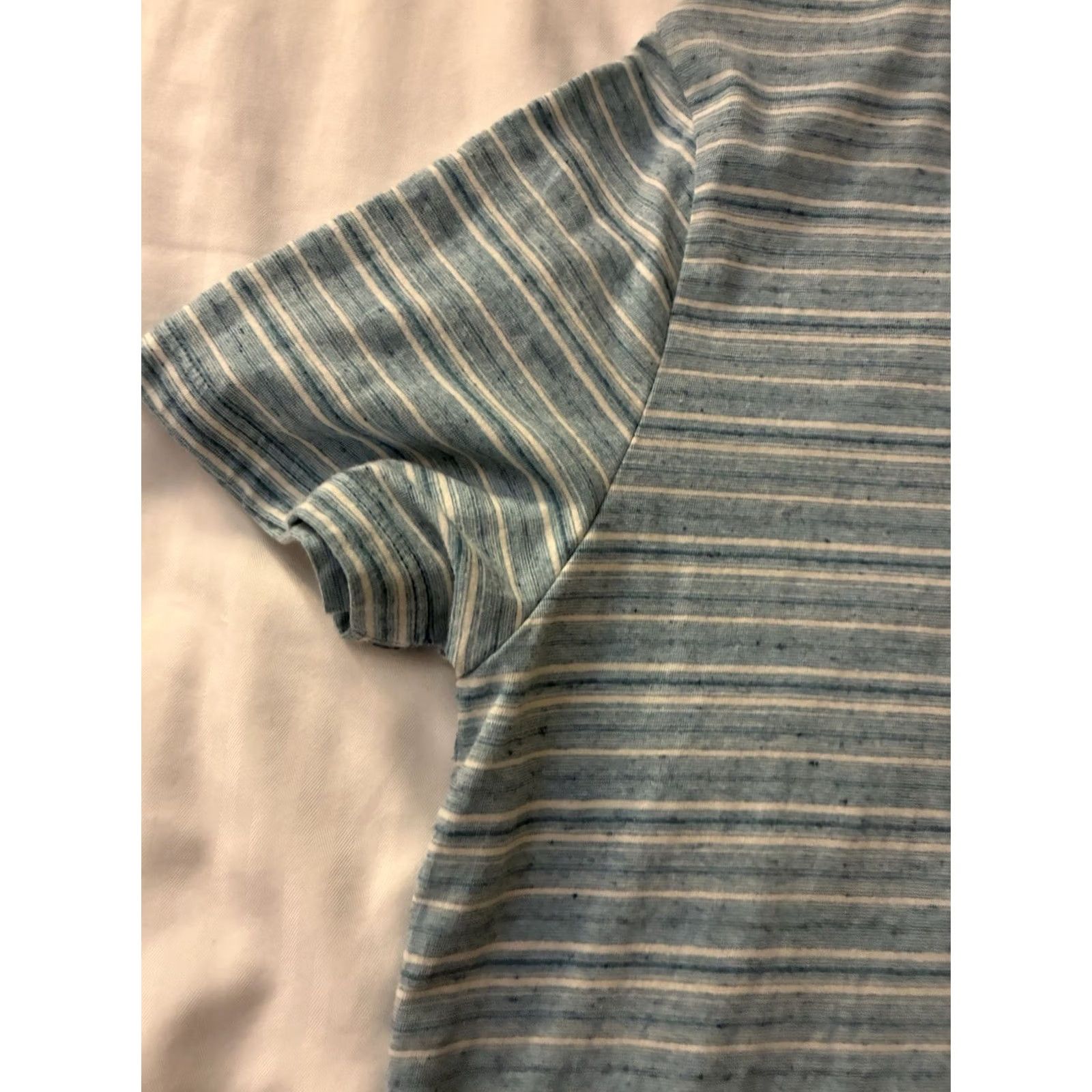 Flag & Anthem Mens Flag & Anthem Blue GreenStriped Polo Shirt XL Size US XL / EU 56 / 4 - 6 Thumbnail
