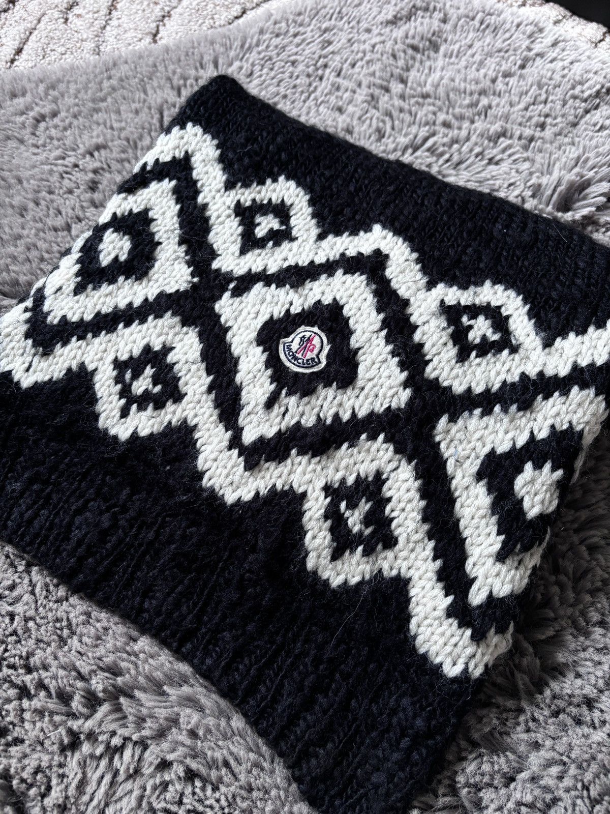 Moncler Moncler scarfs vintage sciarpa tricot Size ONE SIZE - 2 Thumbnail