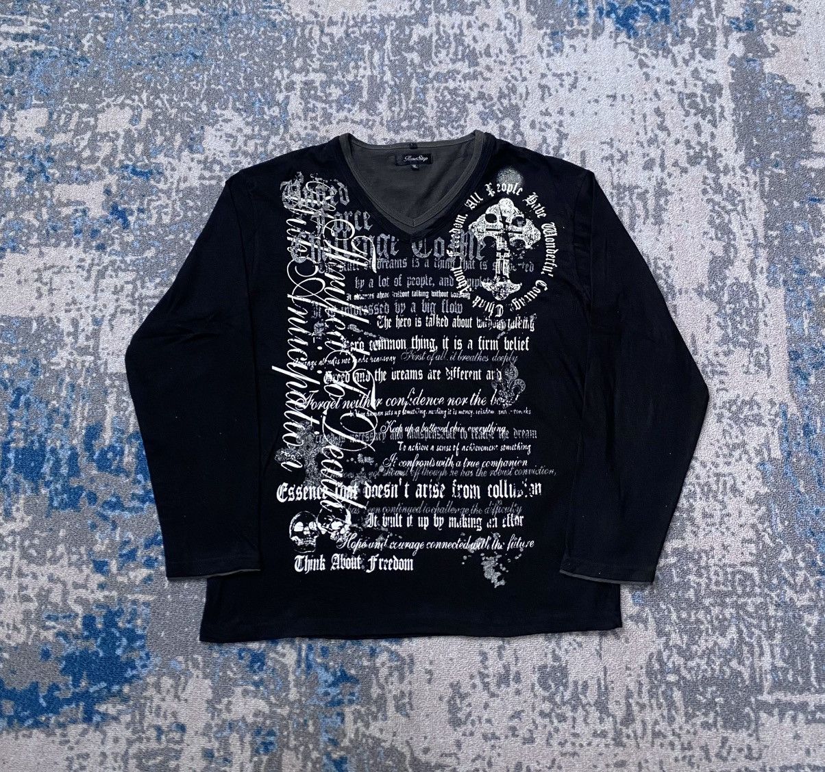 If Six Was Nine Japanes Brand Time Step Poem Tee Size US XL / EU 56 / 4 - 1 Thumbnail