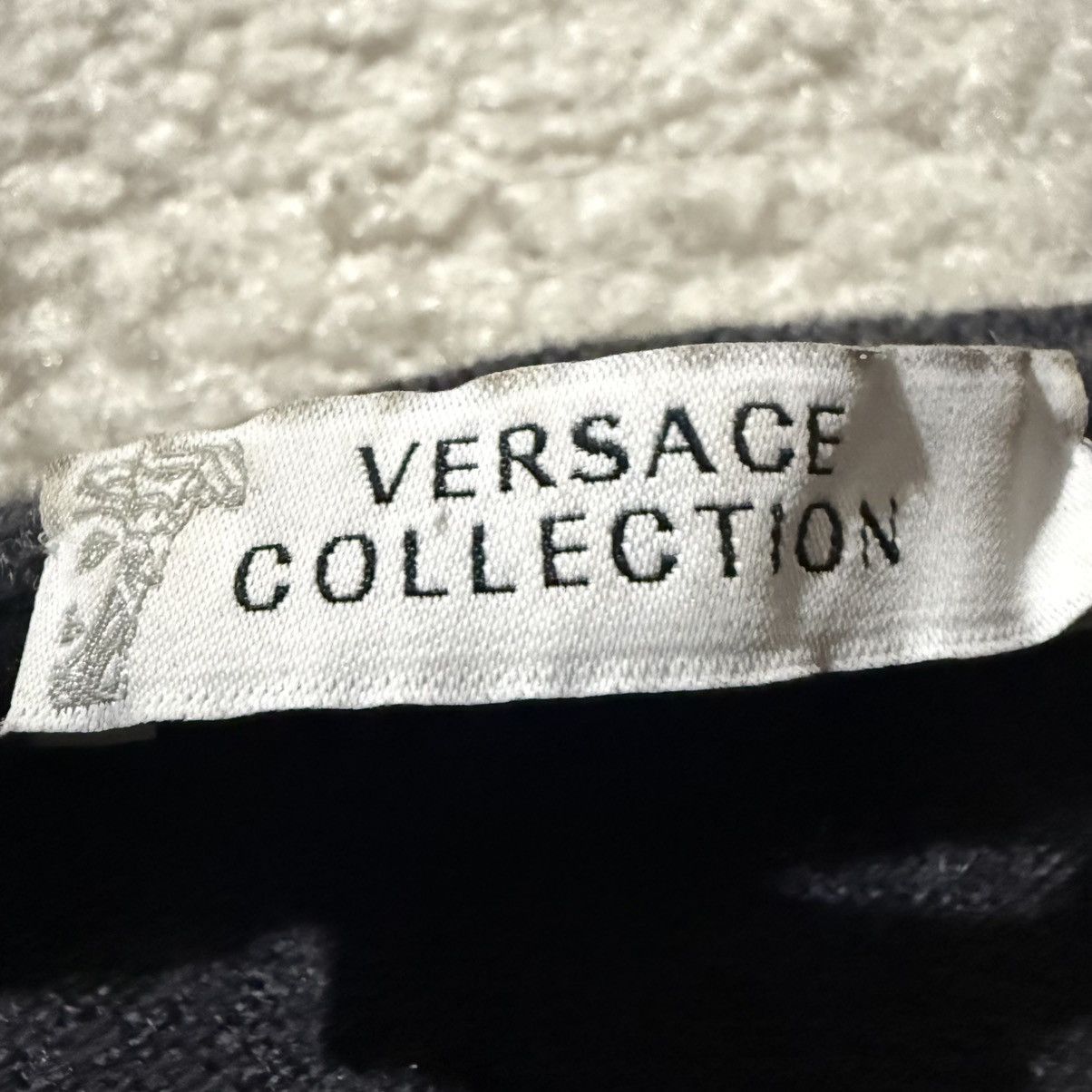 Versace Vintage versace collection crewneck dark gray Size US L / EU 52-54 / 3 - 2 Thumbnail
