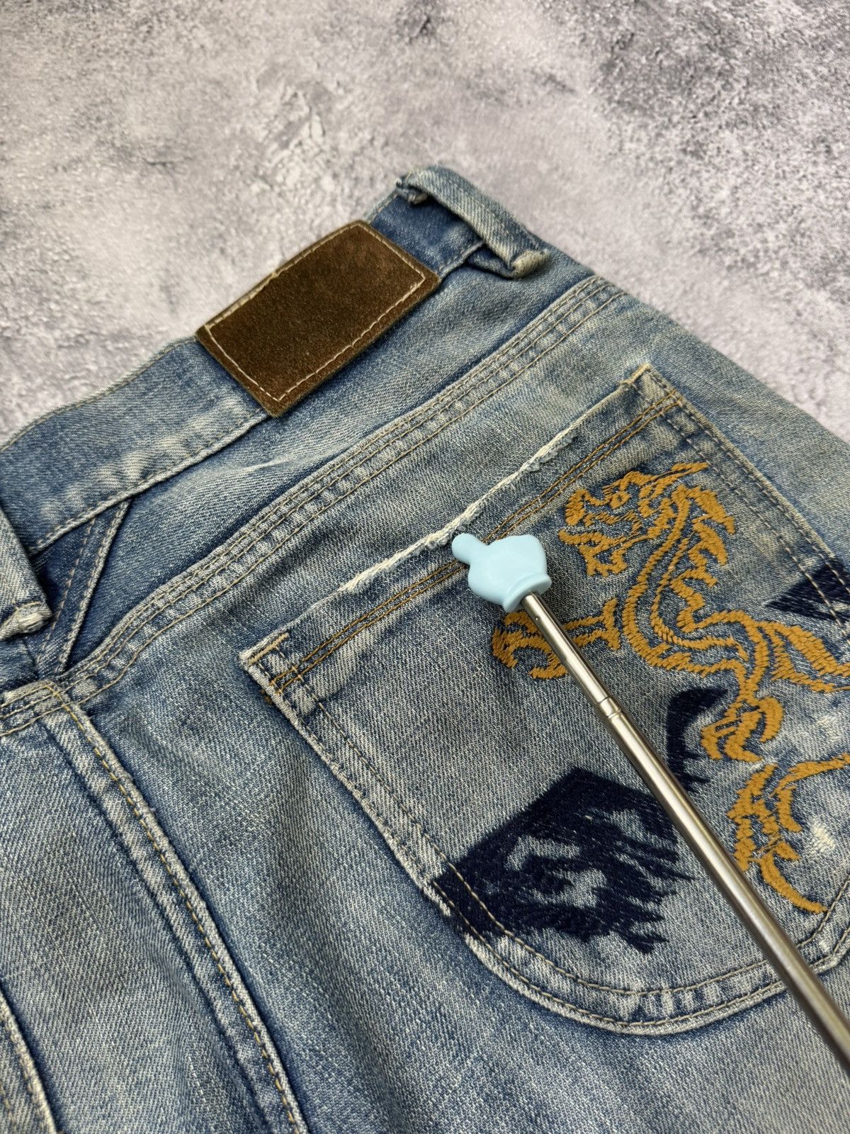 Diesel Vintage Diesel jeans Big Logo Size US 30 / EU 46 - 5 Thumbnail