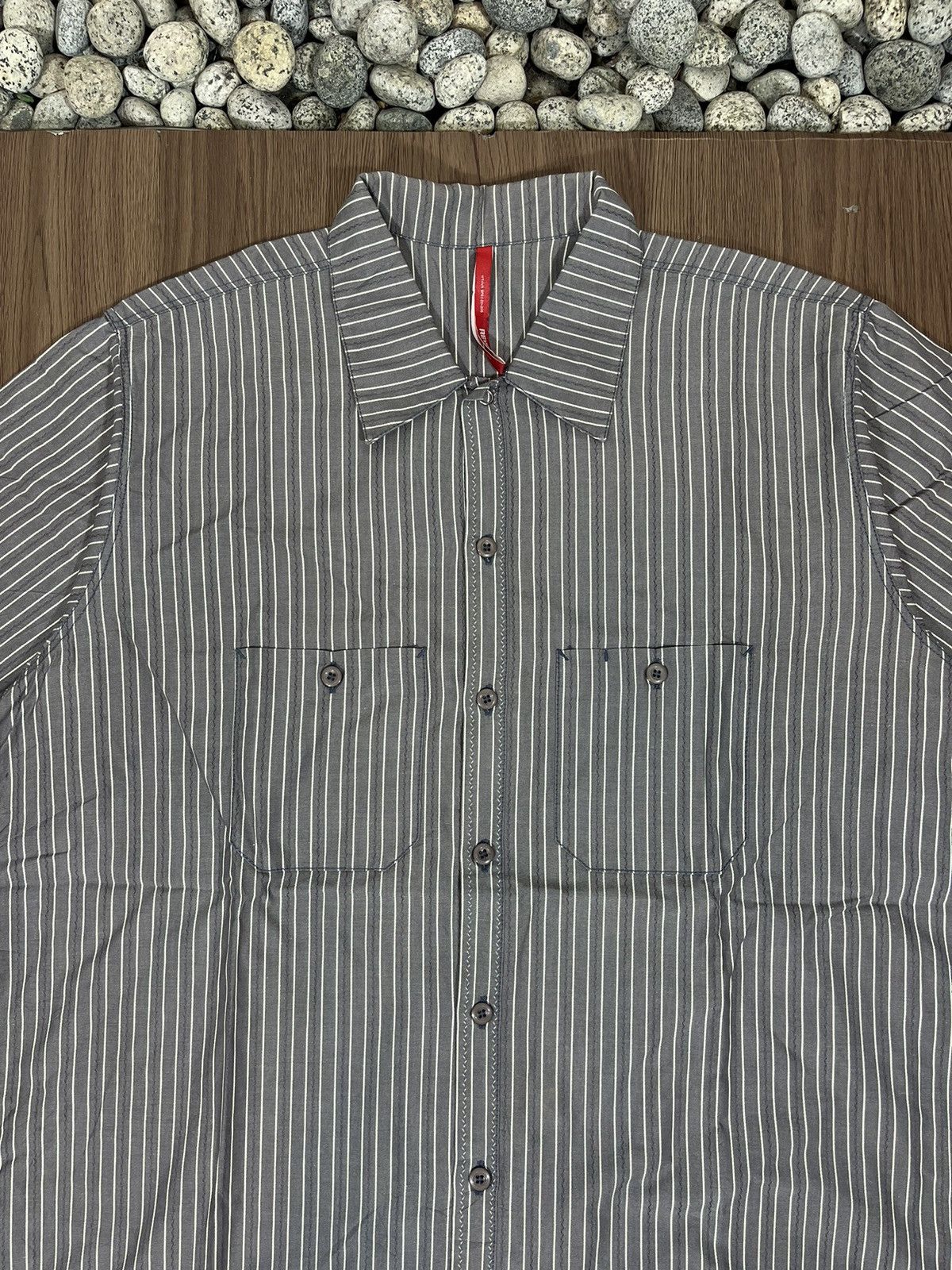 Wtaps Wtaps Revolt S/S Stripe Workshirt Size US L / EU 52-54 / 3 - 3 Thumbnail