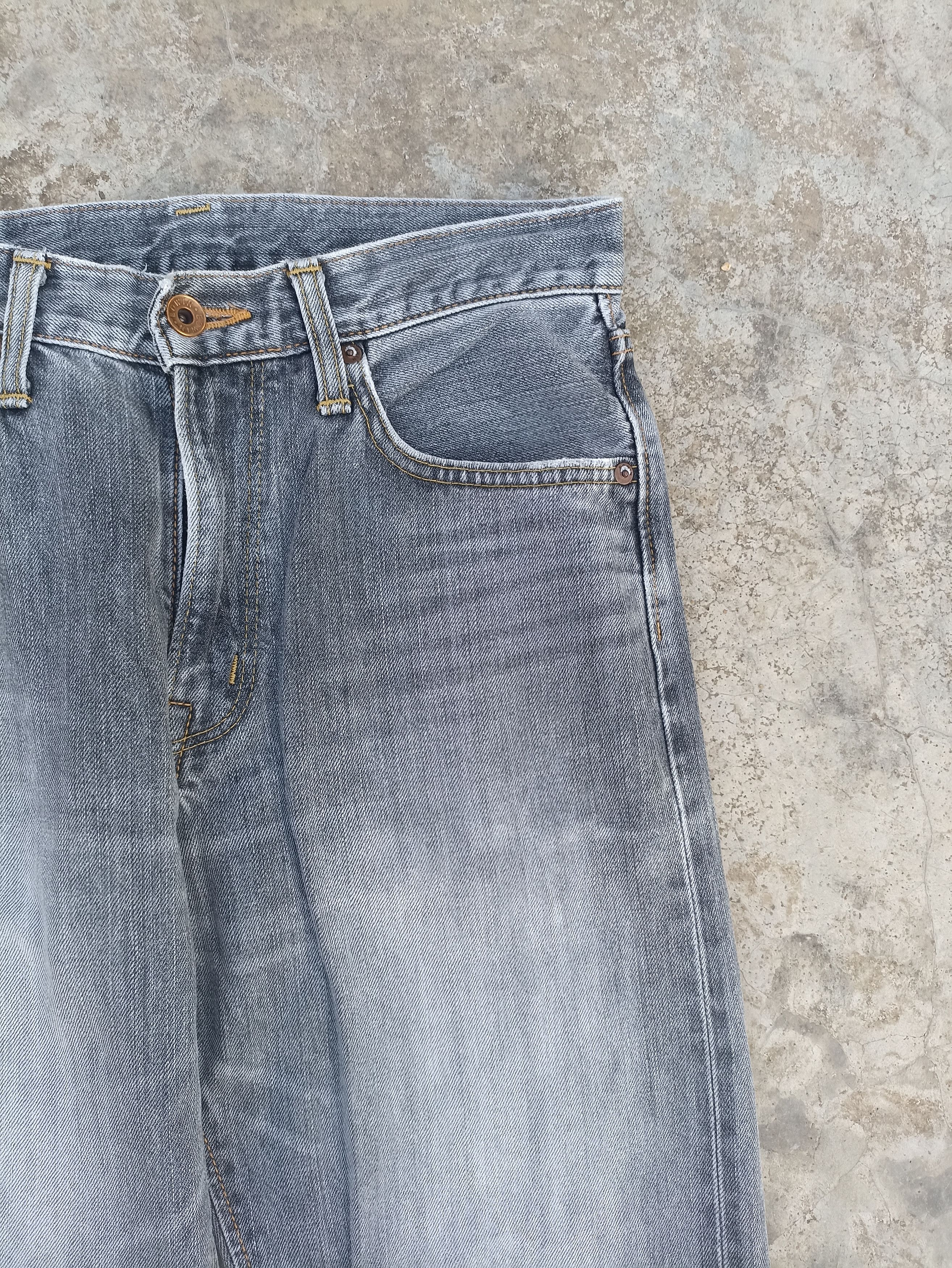 Beauty Beast Vintage Edwin jeans Edwin 505ZX denim washed black faded Size US 30 / EU 46 - 5 Thumbnail