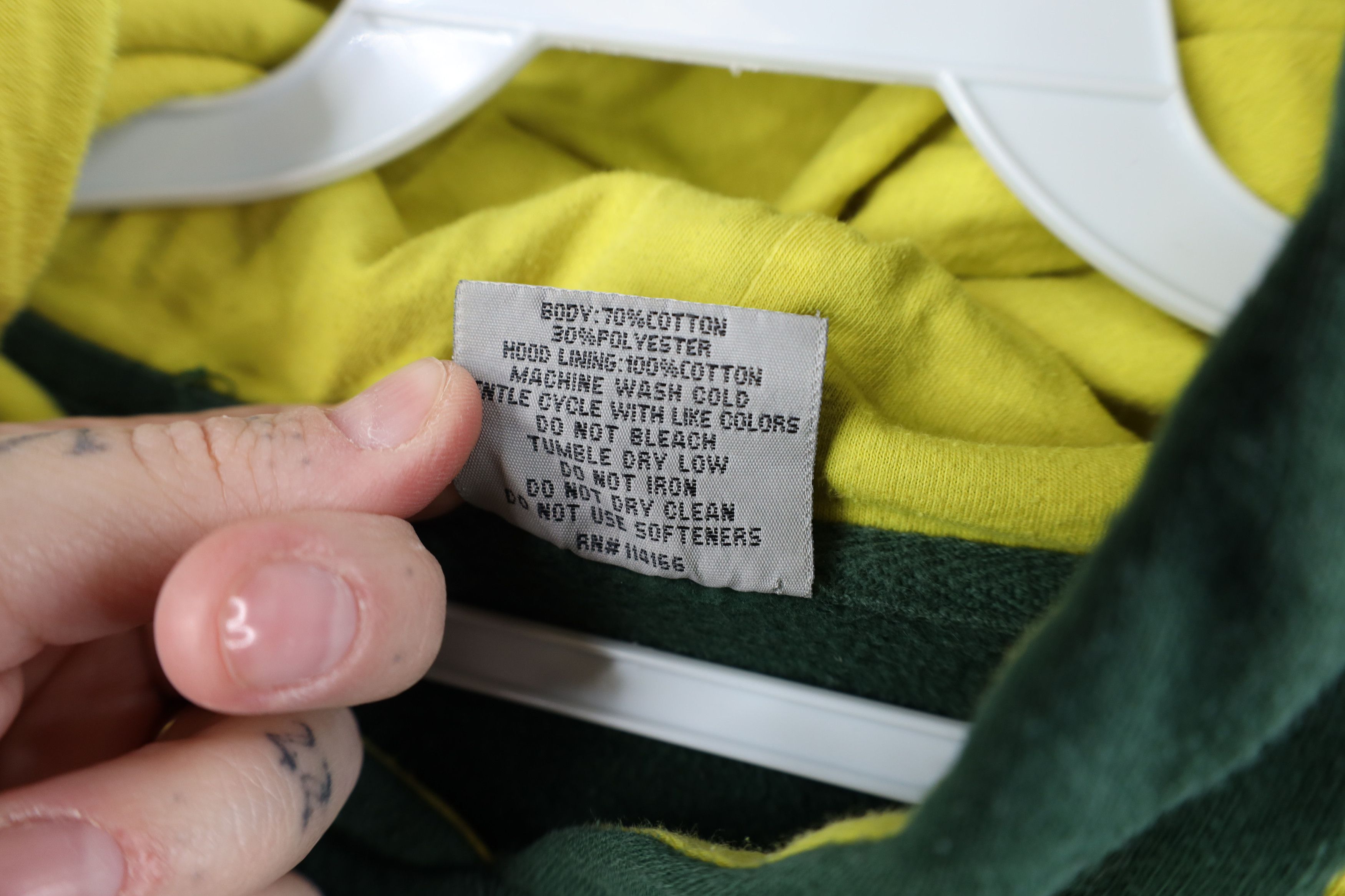 Vintage Vintage Y2K University of Oregon Hoodie Sweatshirt Green Size US M / EU 48-50 / 2 - 11 Thumbnail