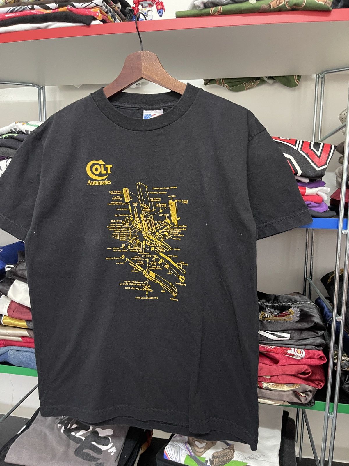 Vintage Vintage Colts Automatics Anatomy Kings Gun Works Tee Size US M / EU 48-50 / 2 - 4 Thumbnail