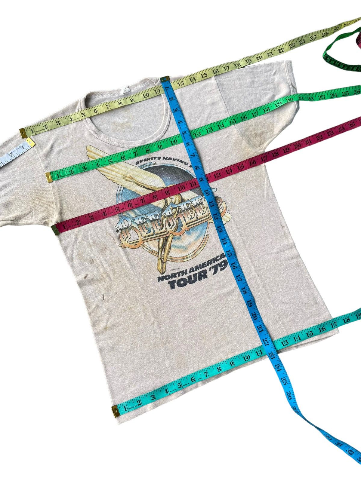 Band Tees × Vintage VTG Bee Gees North American Tour 1979 Ringger Tshirt Size US S / EU 44-46 / 1 - 17 Thumbnail