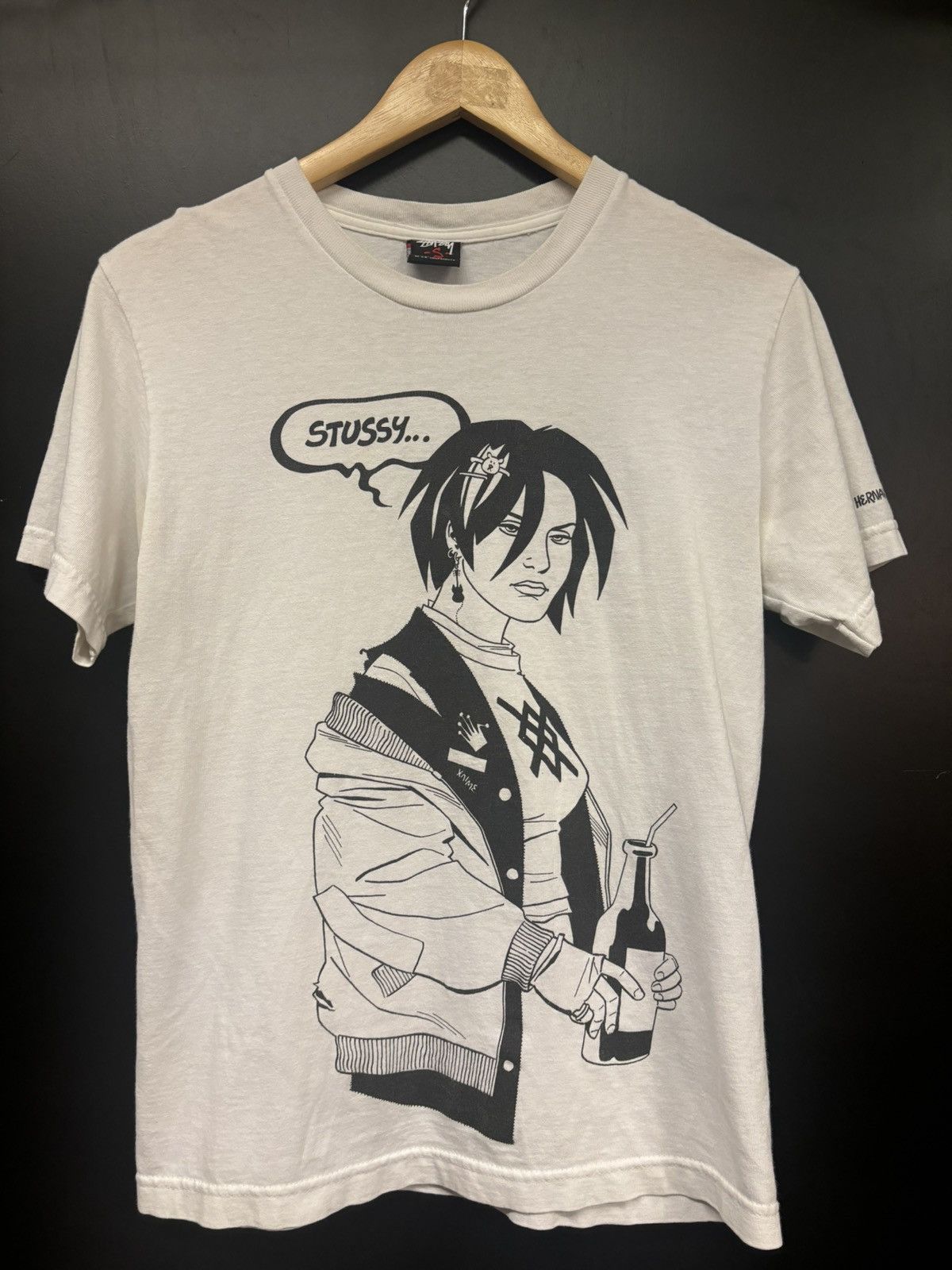 Stussy White Stussy Character Shirt Size US S / EU 44-46 / 1 - 1 Preview