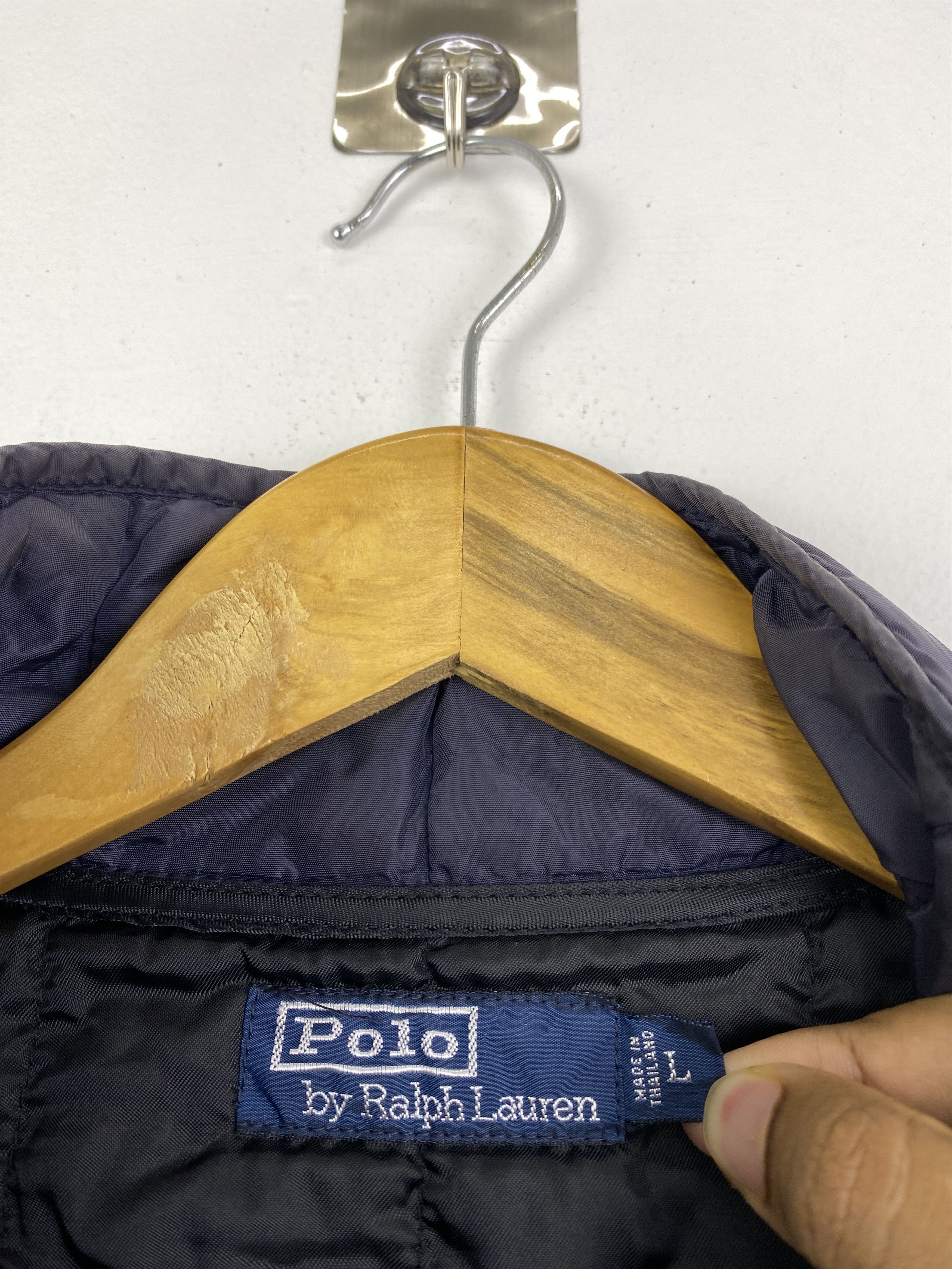 Polo Ralph Lauren Vintage 90s Polo Ralph Lauren Quilted Light Jacket J0077 Size US L / EU 52-54 / 3 - 8 Thumbnail