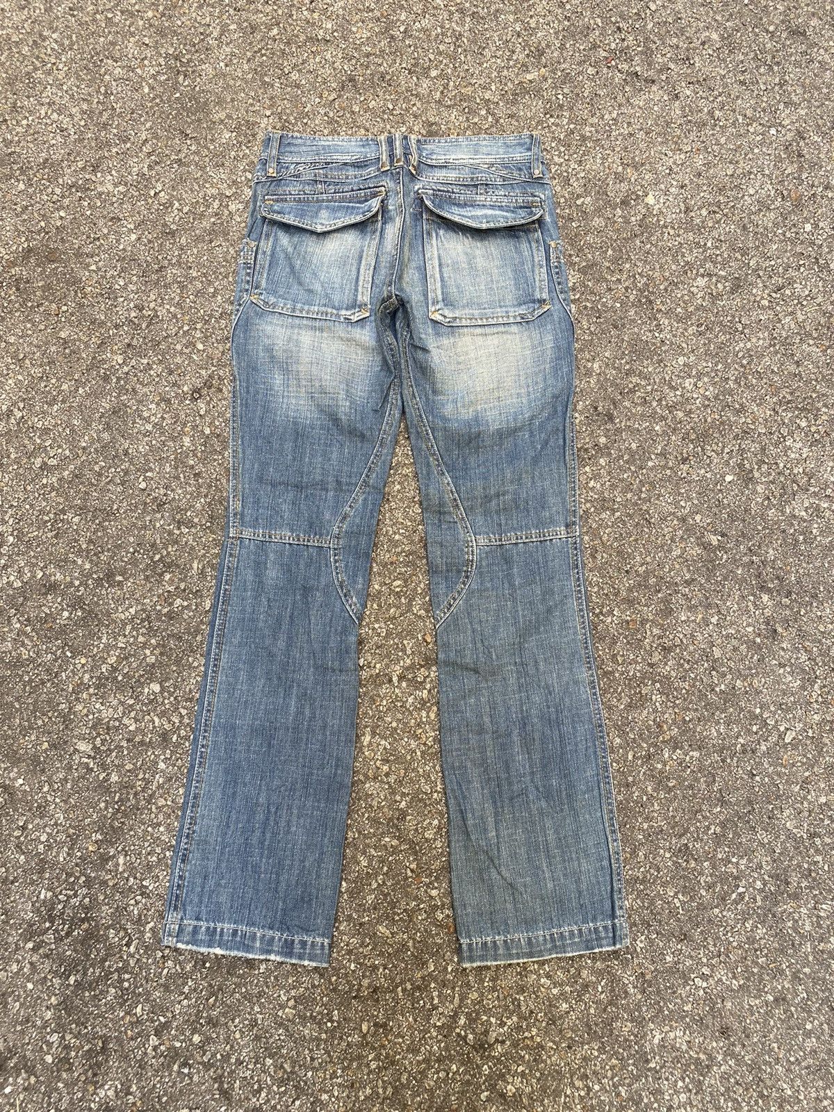 If Six Was Nine OZZ-FIRST PINBALL Bush Pant Denim Multi Pocket Jeans Punk Size US 30 / EU 46 - 5 Thumbnail