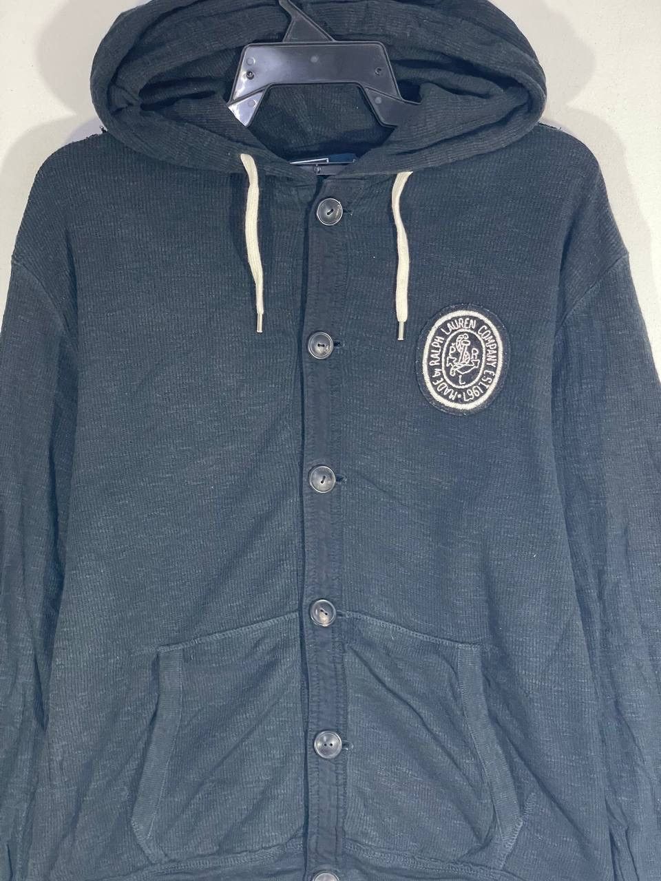 Other Vintage 90s polo ralph hoodie button size M Size US M / EU 48-50 / 2 - 5 Thumbnail