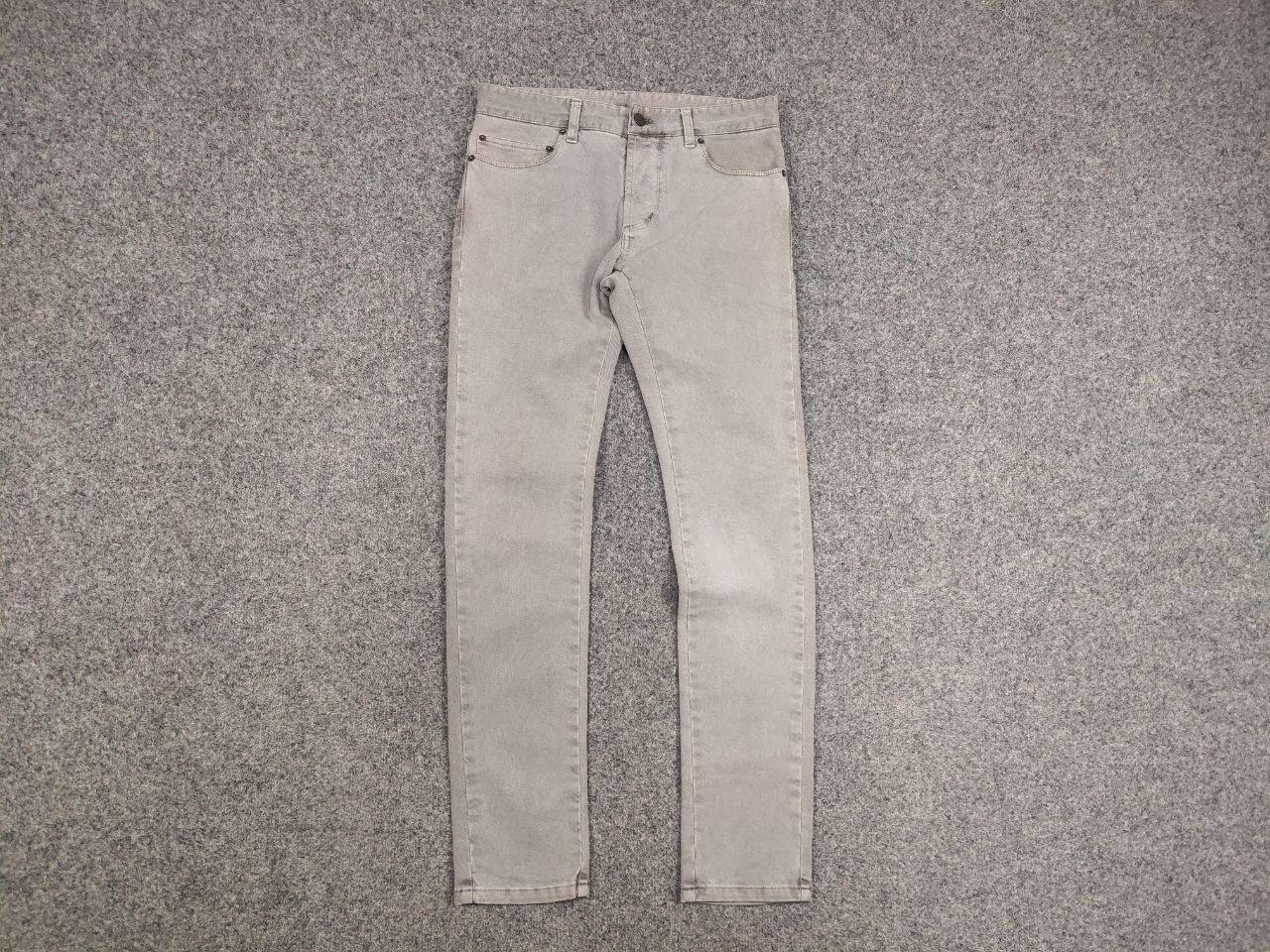 Iceberg Iceberg Design Italy Dark Gray Slim Fit Denim Men's Jeans Size US 31 - 3 Thumbnail