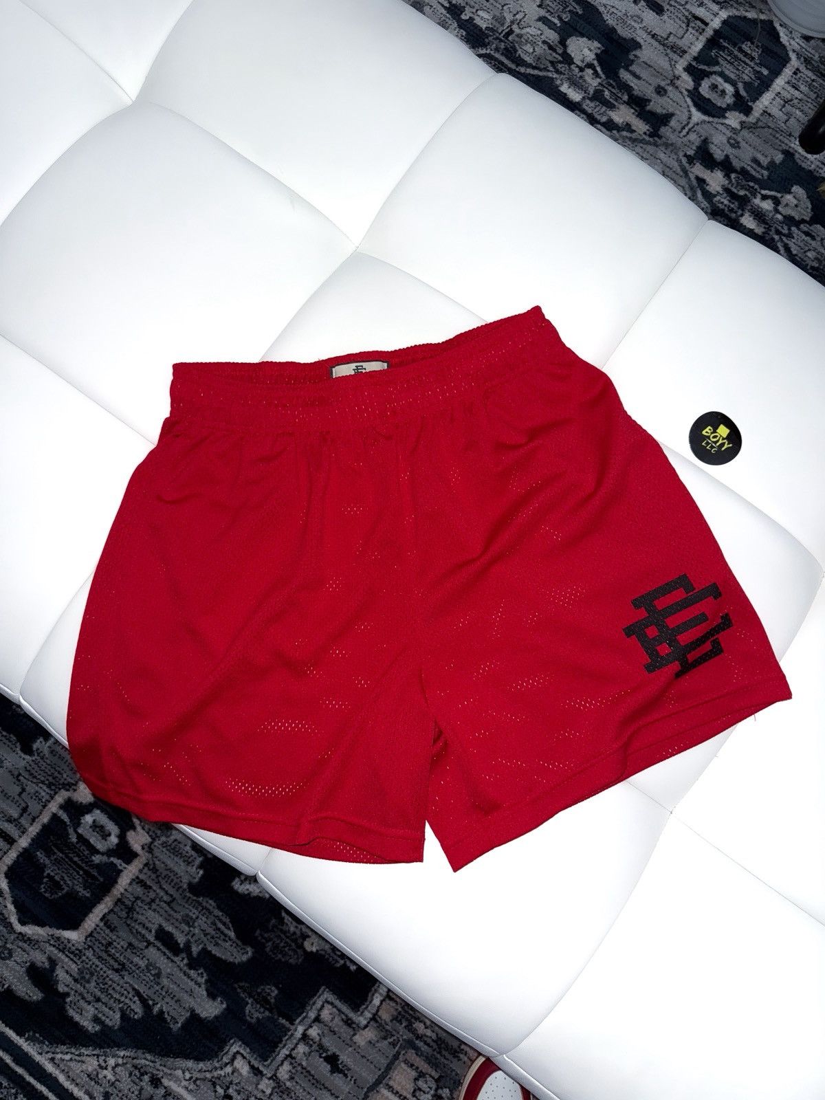 Eric Emanuel ERIC EMANUEL MESH LOGO SHORTS Size US 34 / EU 50 - 1 Thumbnail
