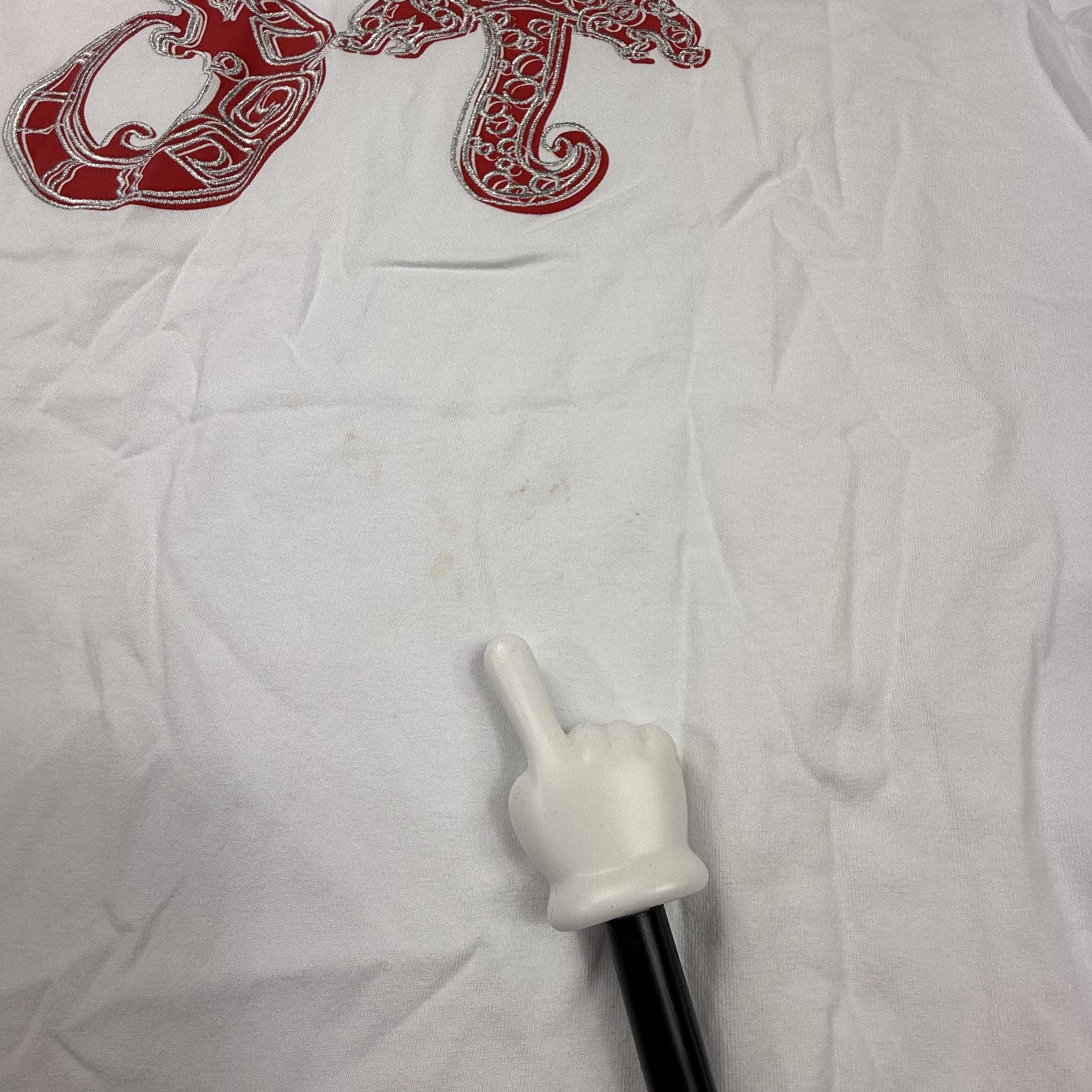 CLOT CLOT Dragon Logo Long Sleeve Graphic T-Shirt White Red XXL Size US XXL / EU 58 / 5 - 7 Thumbnail