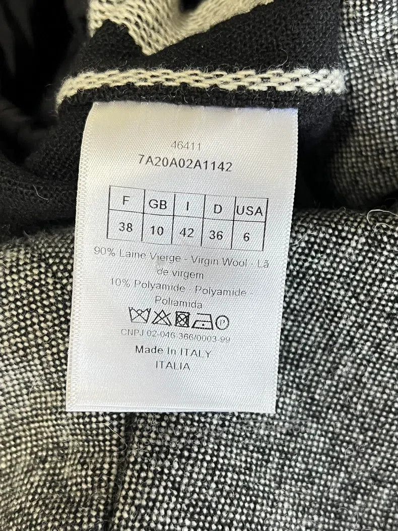 Dior Dior Gray long woollen coat Size XS / US 0-2 / IT 36-38 - 8 Thumbnail