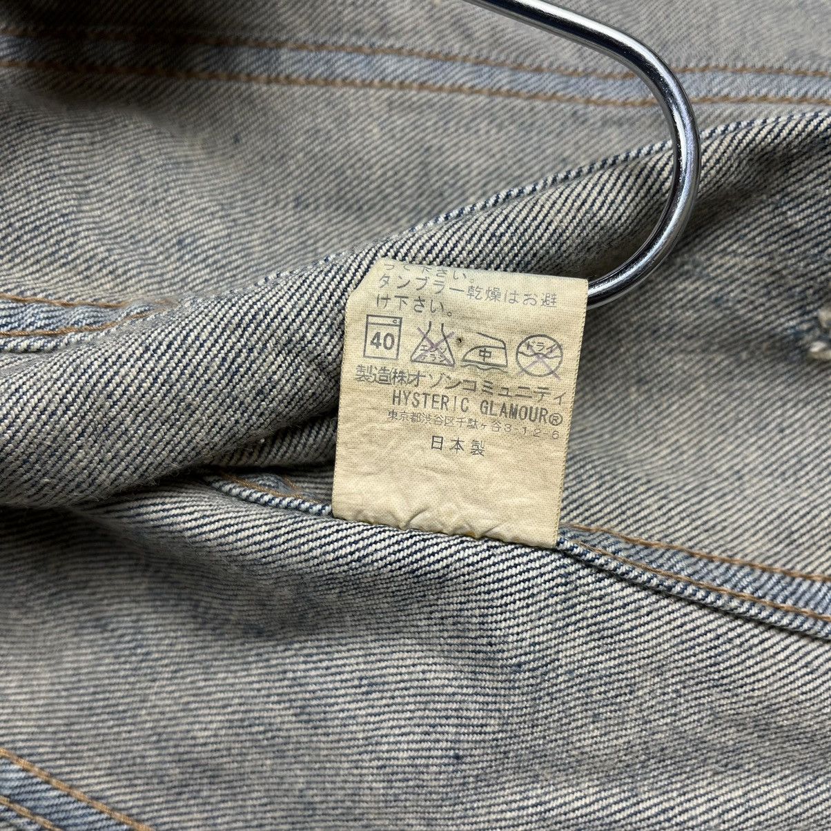 Hysteric Glamour × Le Grande Bleu (L.G.B.) Vintage Hysteric Glamour Love Buzz studded denim jacket Size XS / US 0-2 / IT 36-38 - 11 Thumbnail
