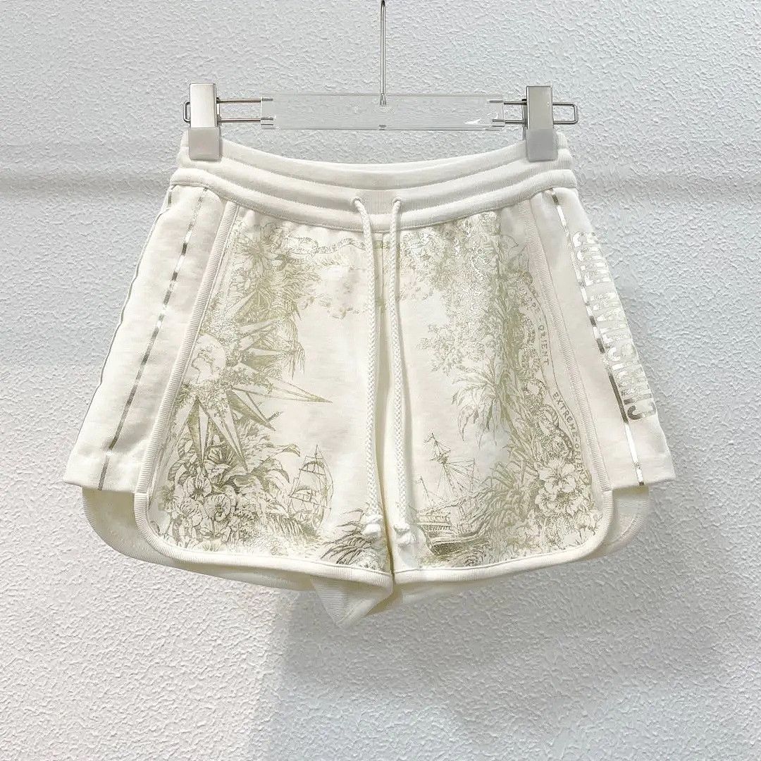 Dior Dior Toile de Jouy Print Shorts Size XS Size 26" / US 2 / IT 38 - 1 Thumbnail