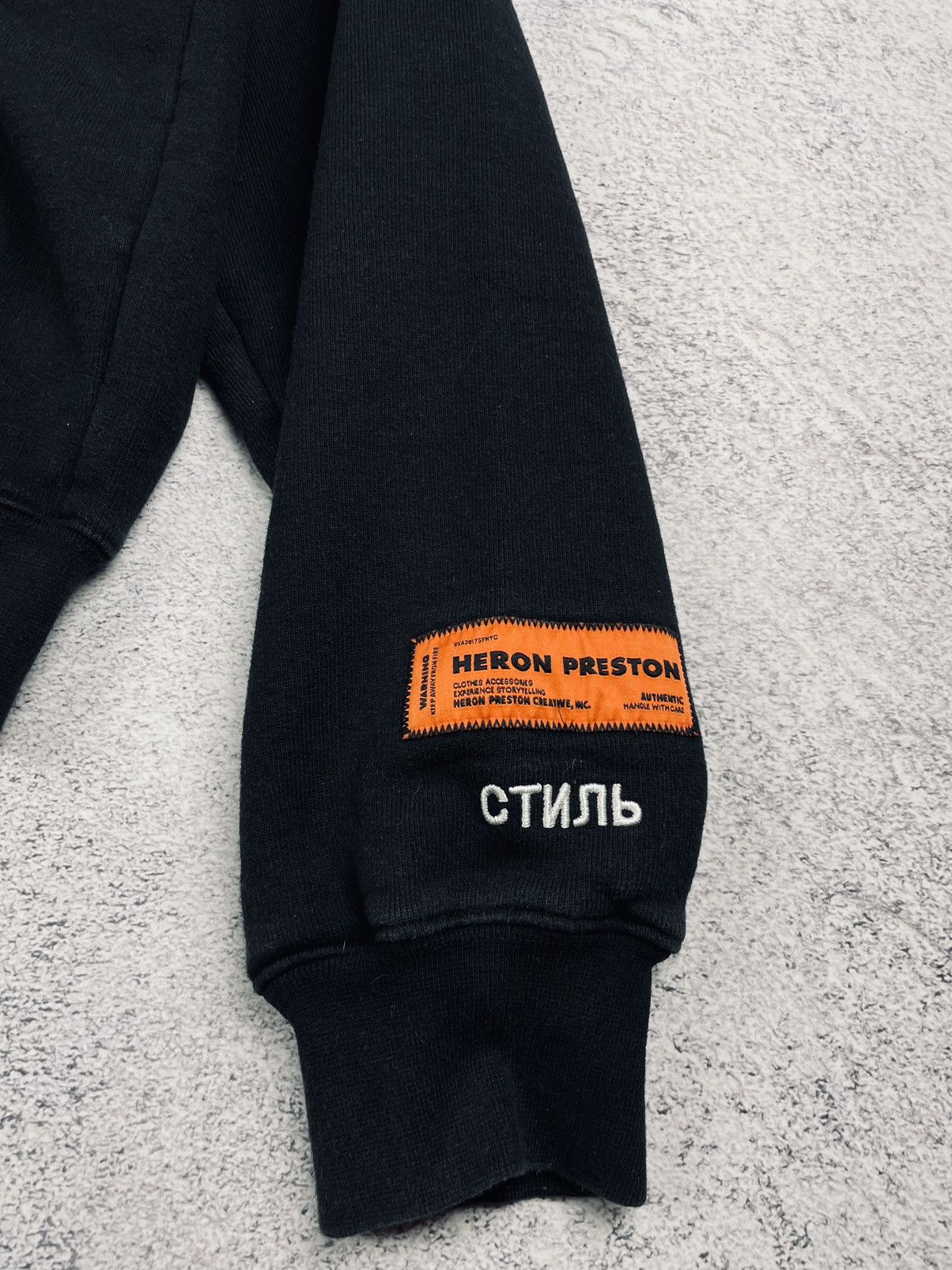 Heron Preston Rare! HERON PRESTON Split Herons Graphic Hoodie Black Size S Size US S / EU 44-46 / 1 - 7 Thumbnail