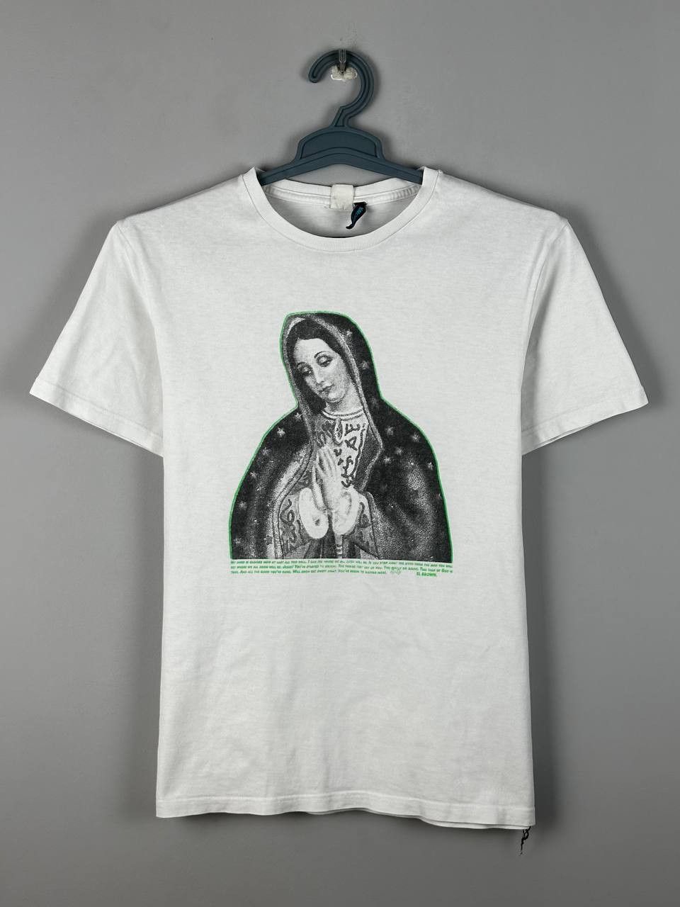 Japanese Brand Japanese EL Brown Virgin Mary Stretwear Print T Shirt Size US M / EU 48-50 / 2 - 1 Thumbnail