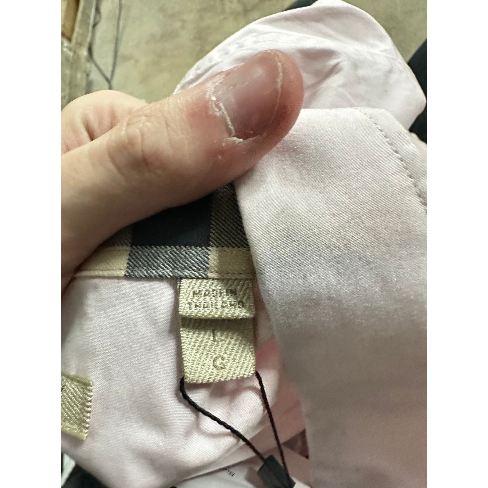 Burberry Burberry Button Up Pink Large Used Size US L / EU 52-54 / 3 - 6 Thumbnail