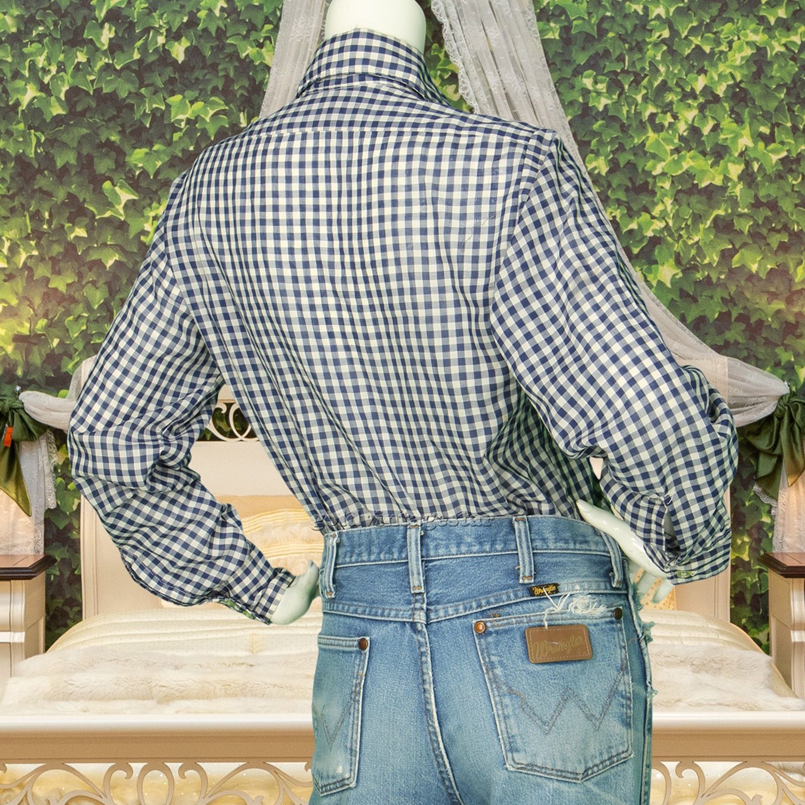 Other 70s Vintage Levi's Cowgirl Boho Mod Hippie White Tab Shirt Size S / US 4 / IT 40 - 5 Thumbnail
