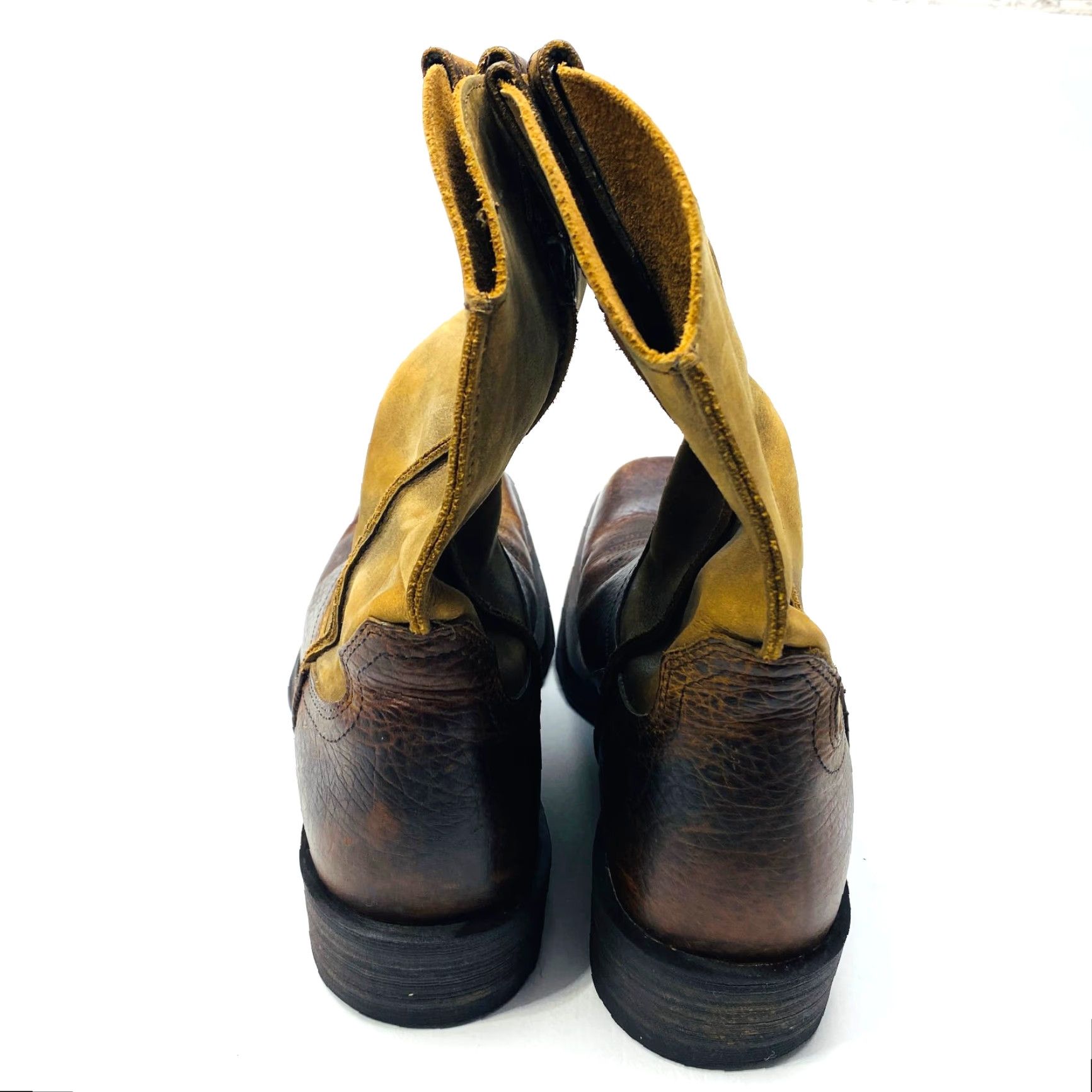 Ariat VINTAGE ARIAT Rambler Western Boots Men’s 9D Square Toe Earth Brown 1259 Size US 9 / EU 42 - 5 Thumbnail