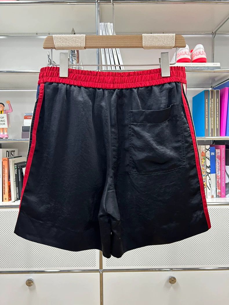 Gucci Gucci Black red side webbing elastic drawstring waist men's Size US 40 / EU 56 - 3 Thumbnail
