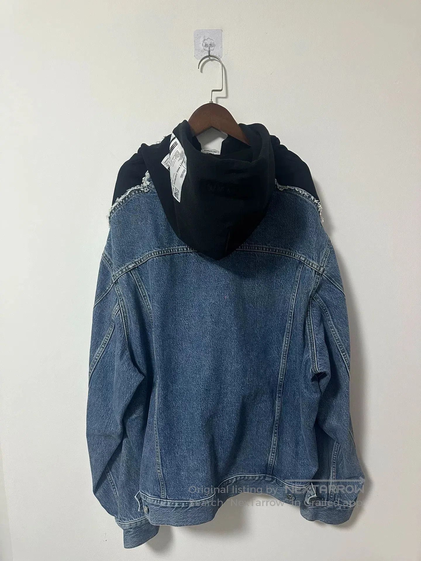 Vetements vetements 2020aw denim hooded jacket. Size US S / EU 44-46 / 1 - 2 Thumbnail